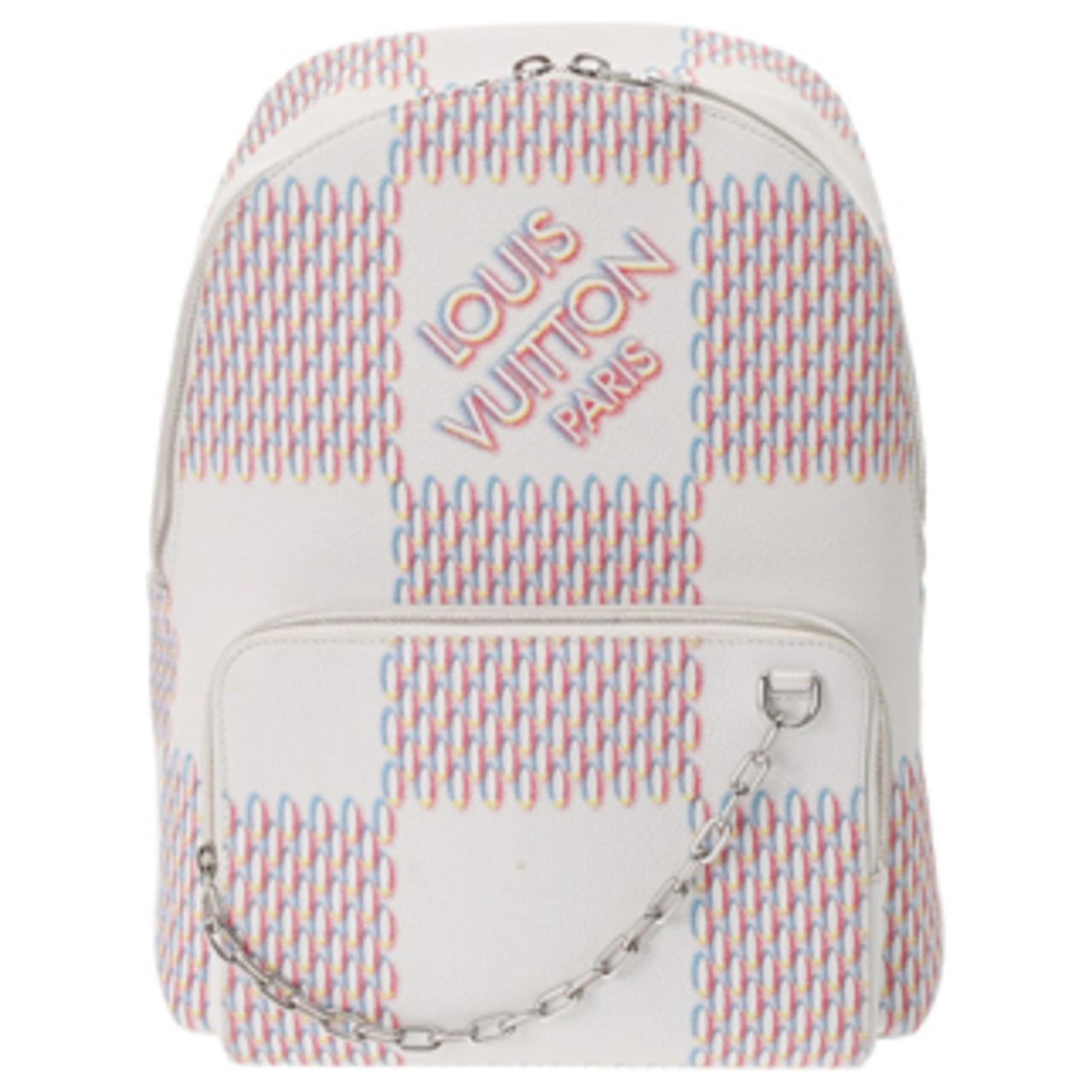 Louis Vuitton Damier Spray Racer Backpack White Multiple  display picture 1