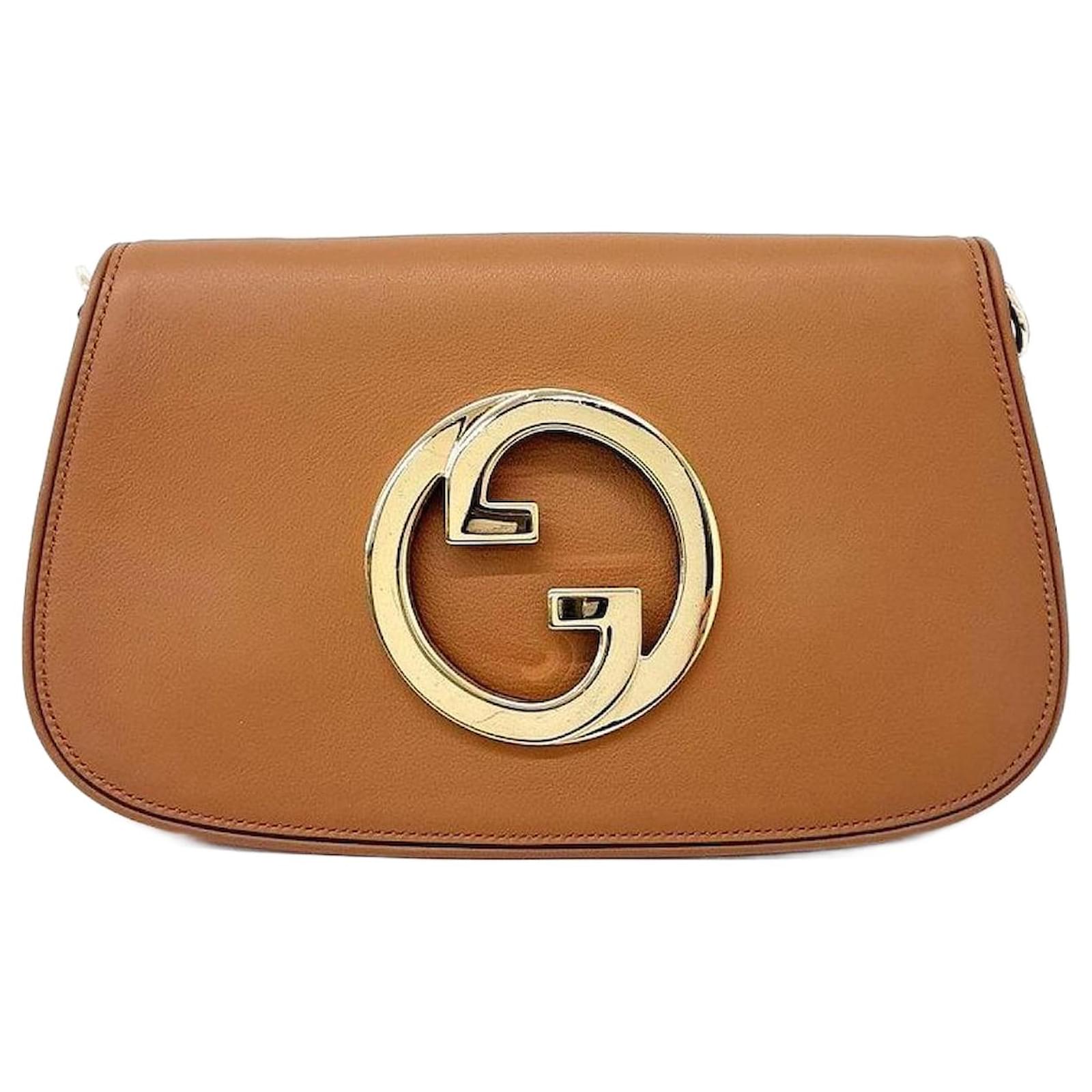 GUCCI Blondie Shoulder Bag (699268) (9045657) Brown ref.JC2284558