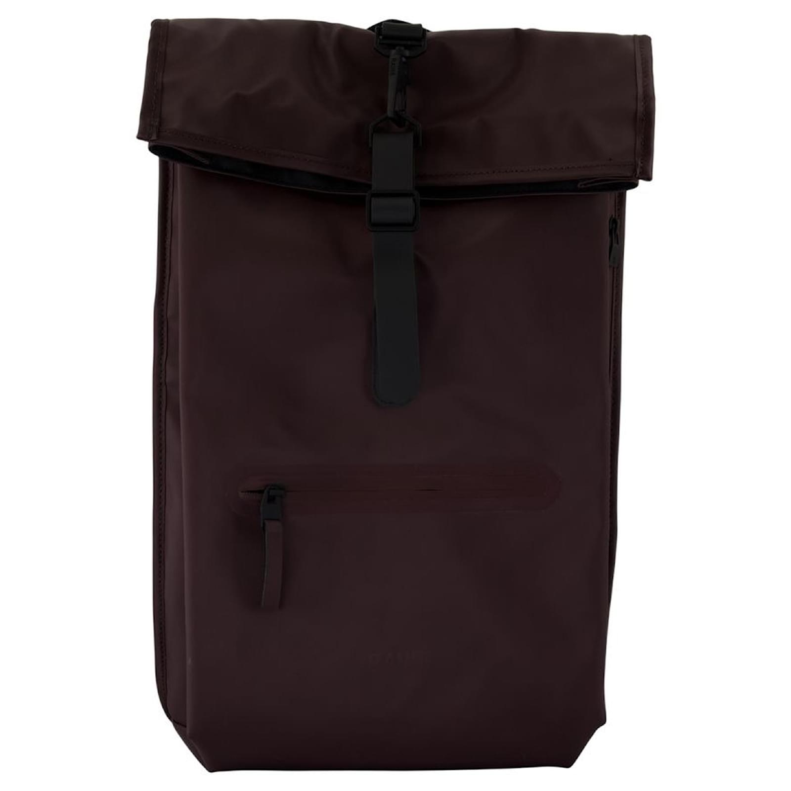 【関税込み】Rolltop Rucksack W3 Backpack - RAINS - Synthetic Rolltop Rucksack W3 Backpack - RAINS - Synthetic - Bay