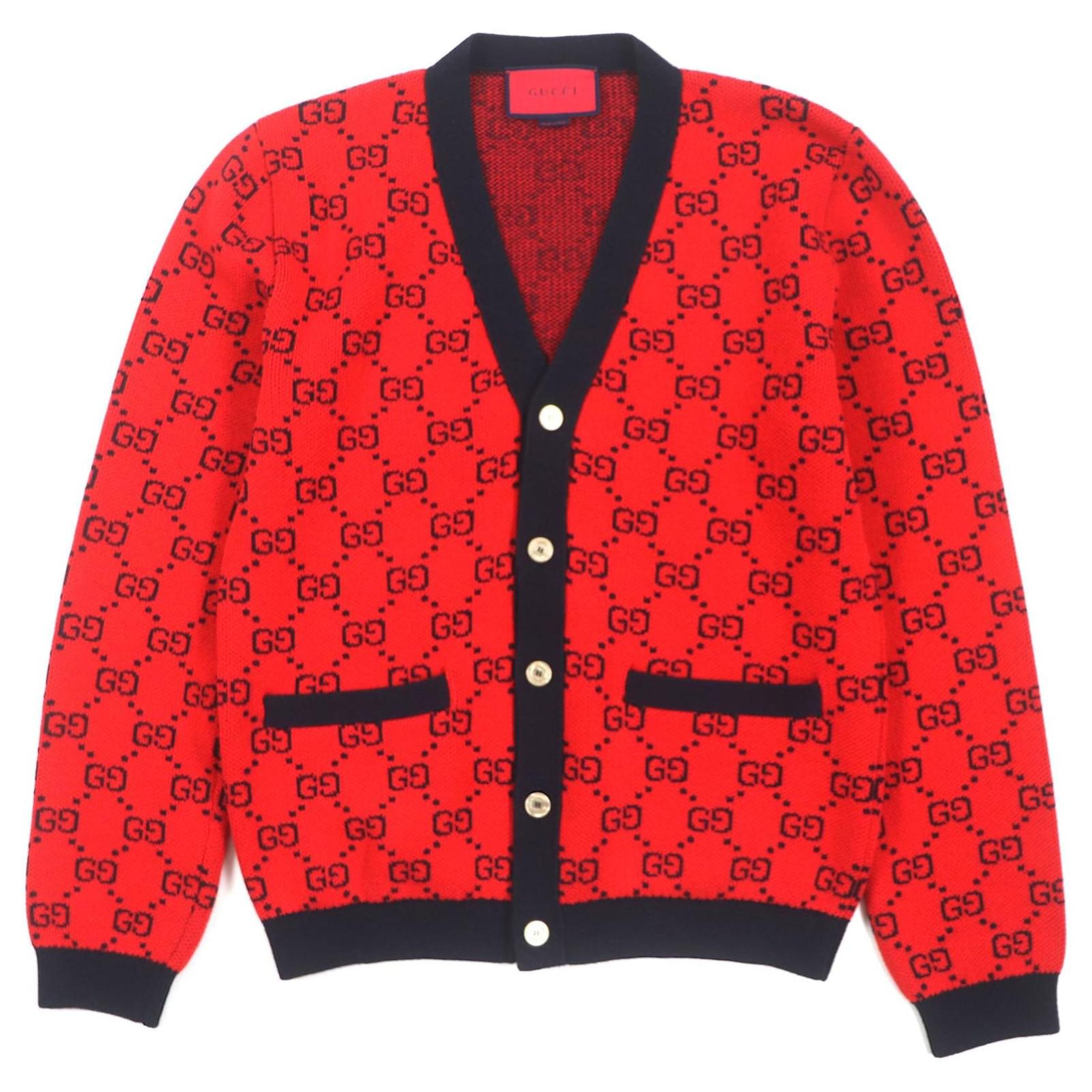 【送料&関税込】Gucci Wool Logo Cardigan 692696_XKCB2_4492_015_100_0000