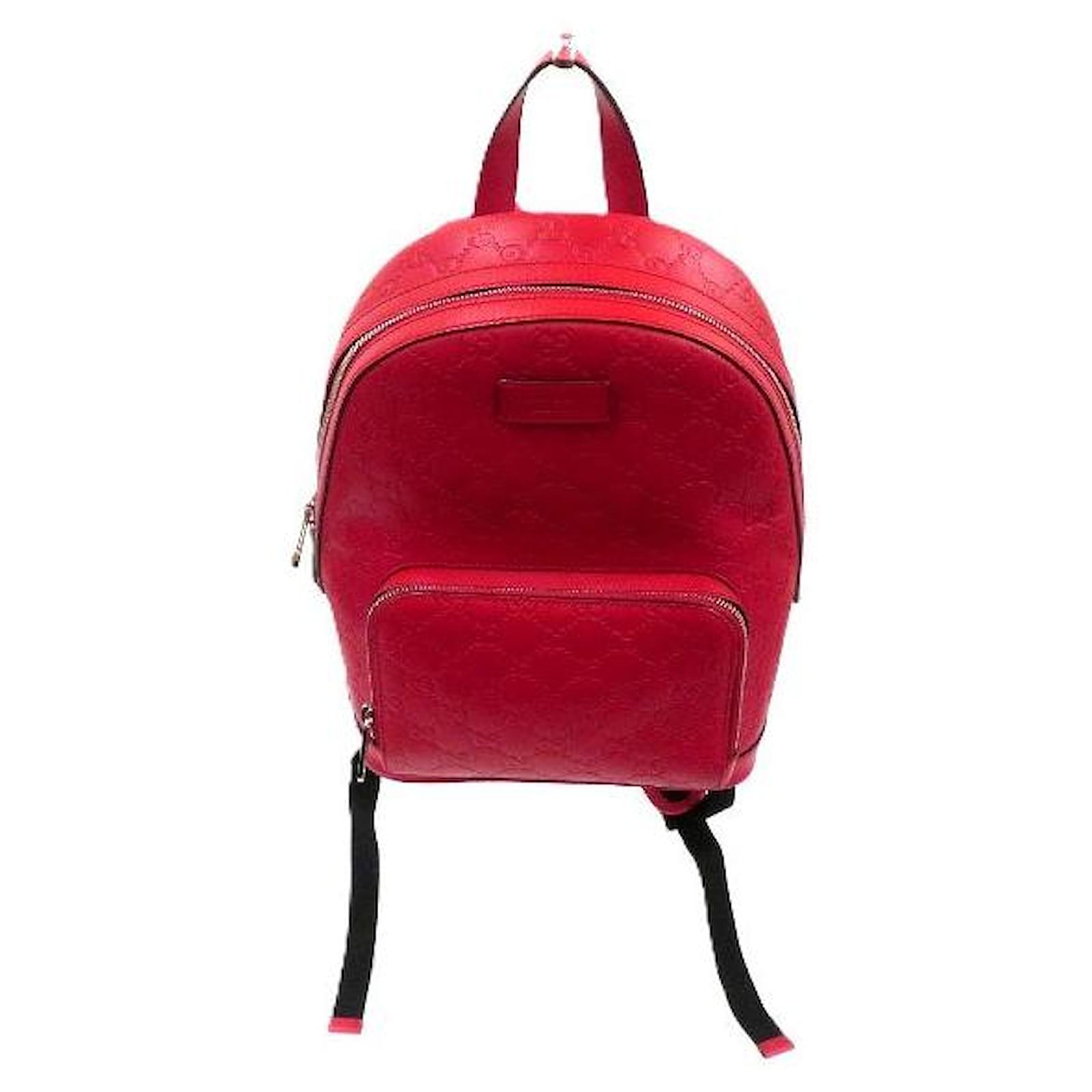 Gucci Guccissima Backpack Black Leather Joli Closet