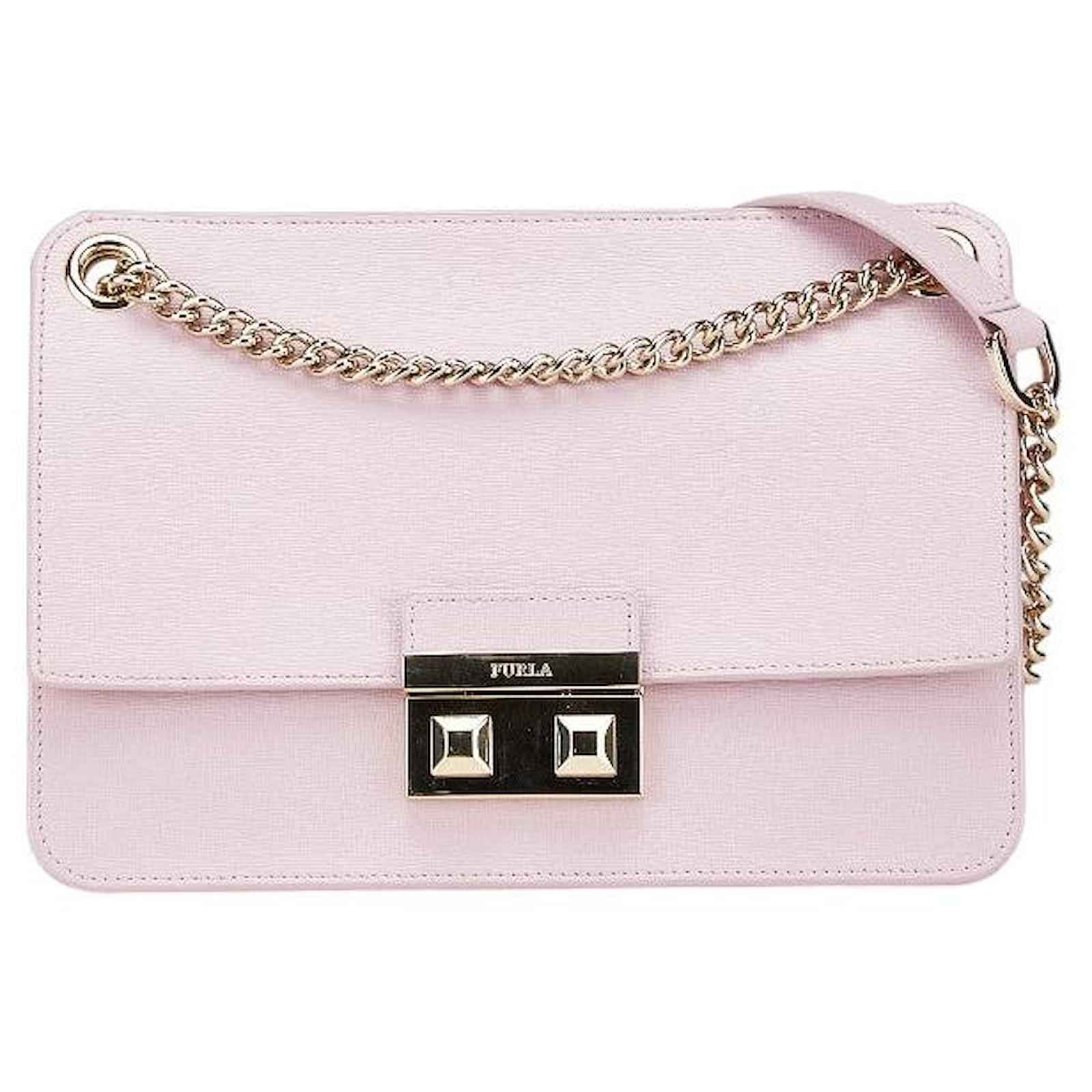 ショルダーバッグ・ポシェット FURLA Woman Shoulder bag Pink WB00109ARE000 0496S Furla Leather Bella Shoulder Bag Pink ref.2291610 - Joli Closet