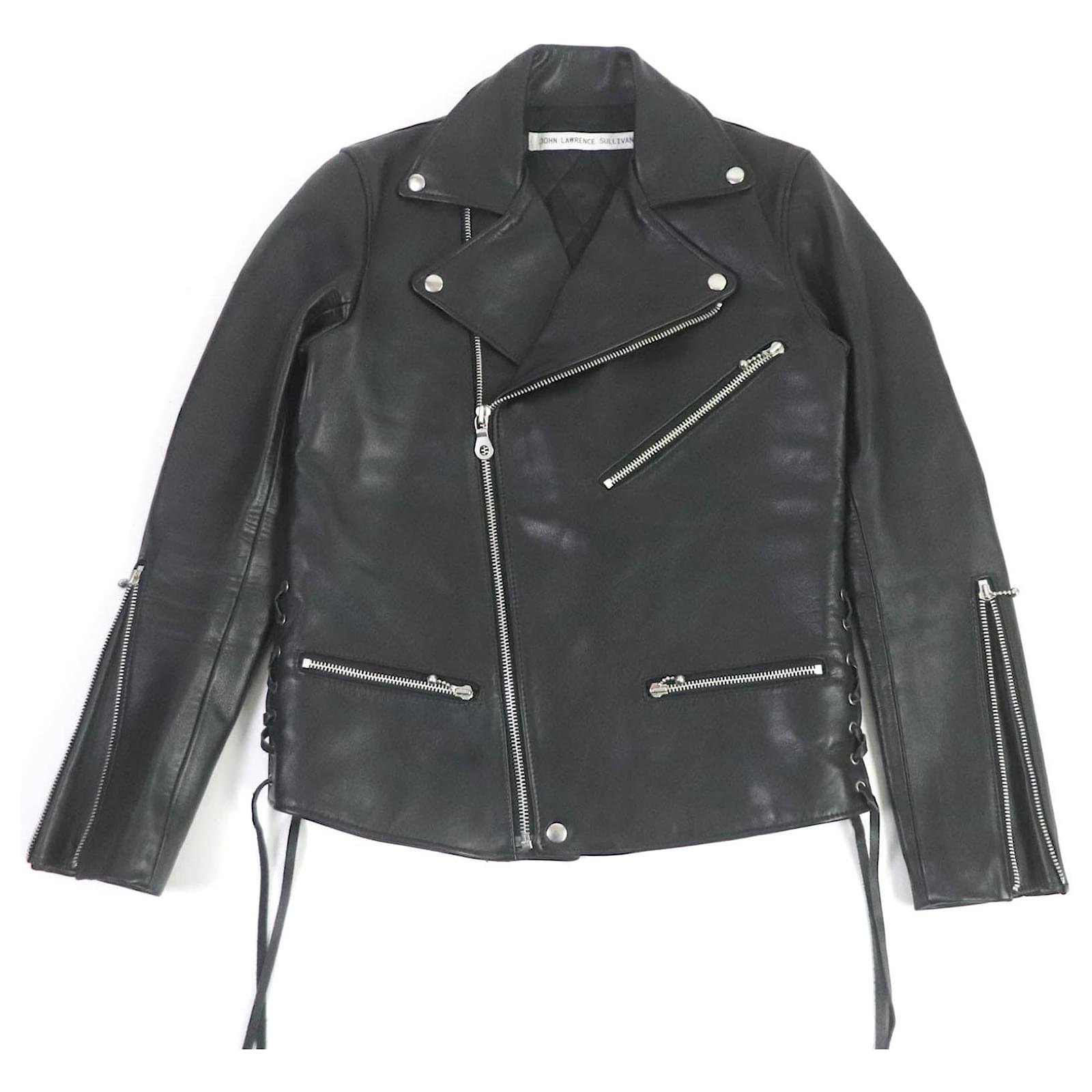 ジャケット・アウター john lawrence sullivan 20fw leathercoat JOHN LAWRENCE SULLIVAN 革ジャン ライダース LAMBSKIN RIDER'S