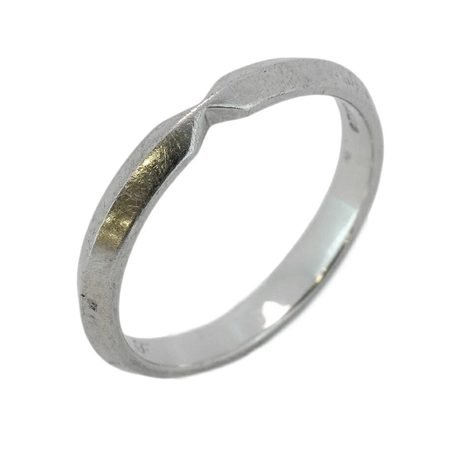 Tiffany Co Tiffany Nesting Narrow Band Ring in Platinum ref