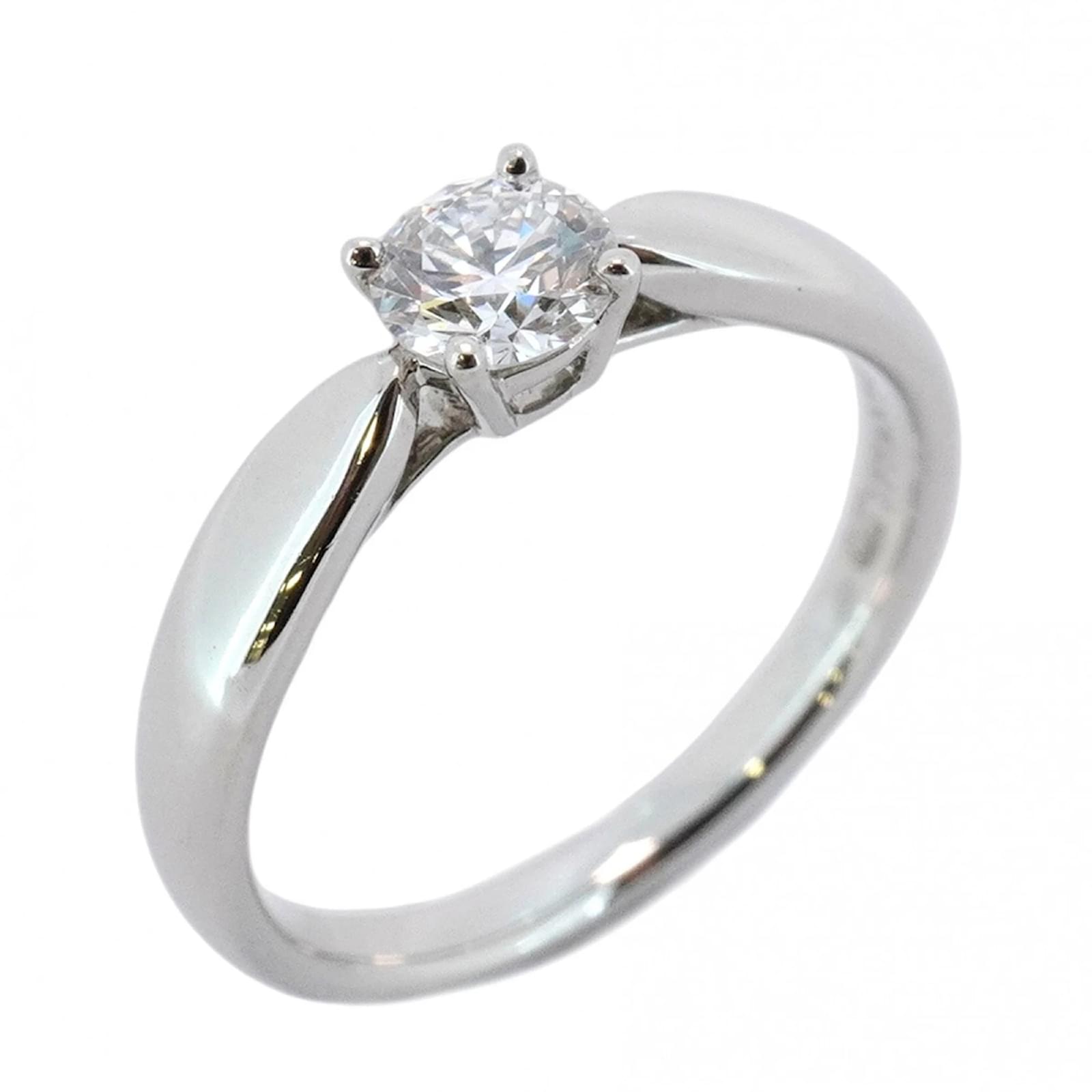 Tiffany Co Tiffany Harmony Platinum Diamond Band Ring ref