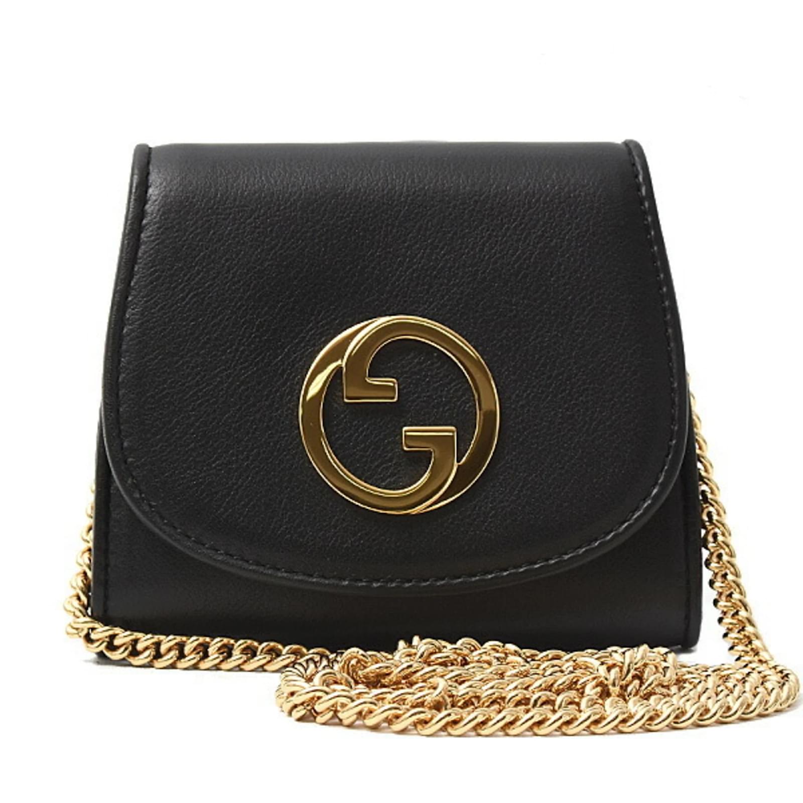 ショルダーバッグ・ポシェット Gucci Borsa Gucci Blondie Media In Pelle GUCCI Blondie Mini Metallic Silver Leather Shoulder Bag New