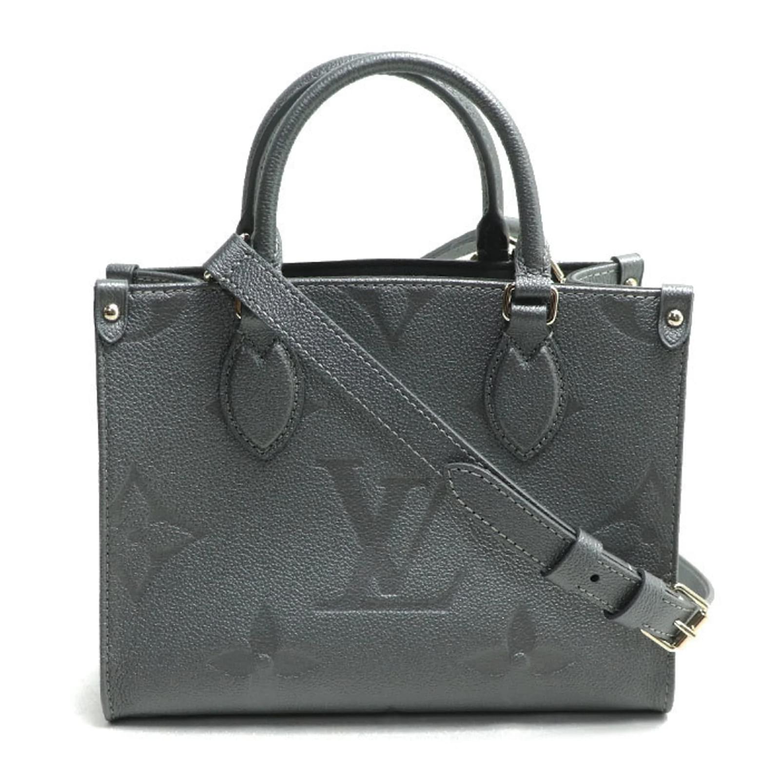 【Louis Vuitton】コインパース付き◎日常使いに OnTheGo PM bag Louis Vuitton OnTheGo PM Black/Beige Top Handle Bag in