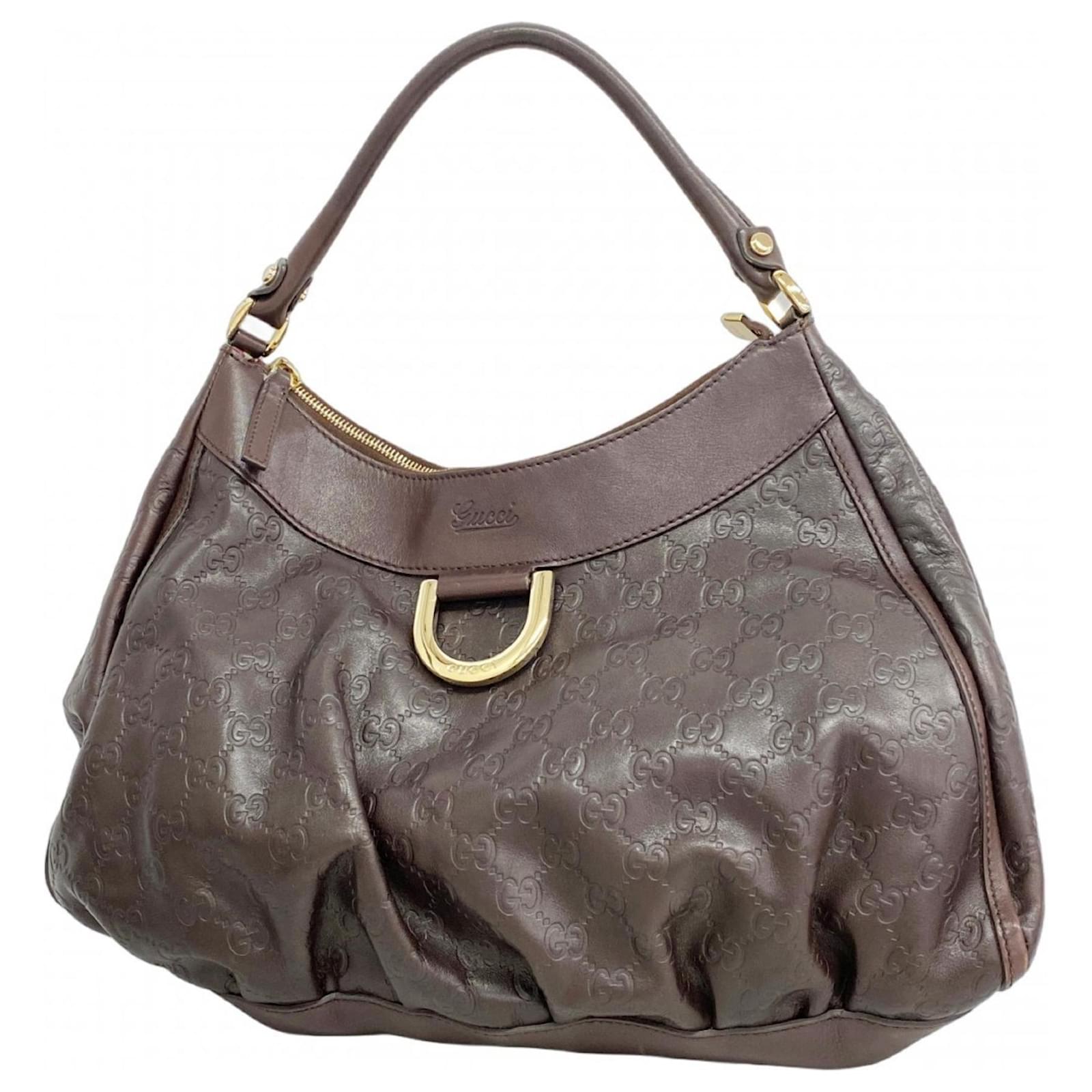 Gucci Brown Leather Shoulder Bag ref.2295576 - Joli Closet