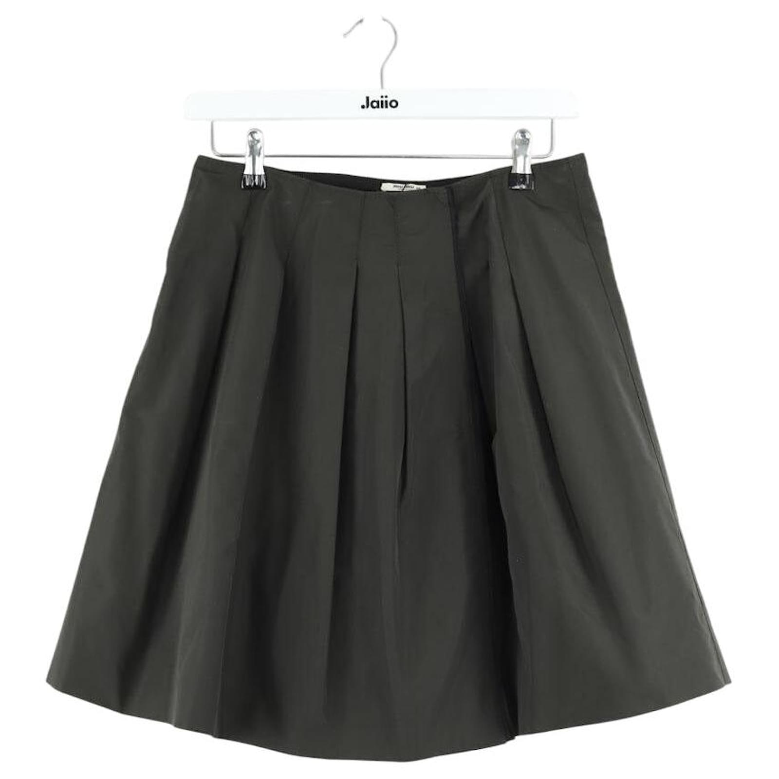 Miu Miu Khaki skirt Synthetic ref.2297094 - Joli Closet