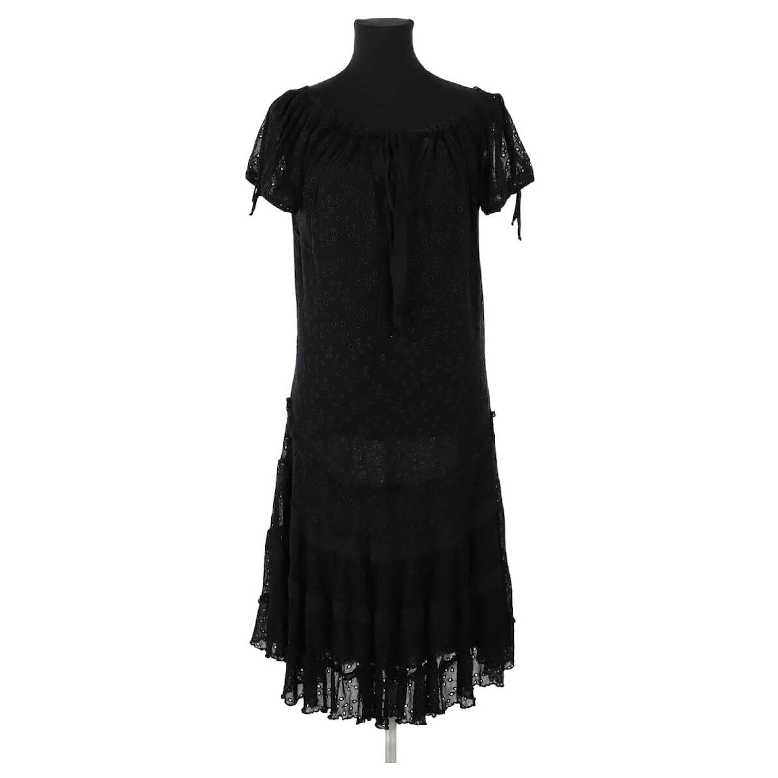 Jean Paul Gaultier Black dress Polyamide ref.2297135 - Joli
