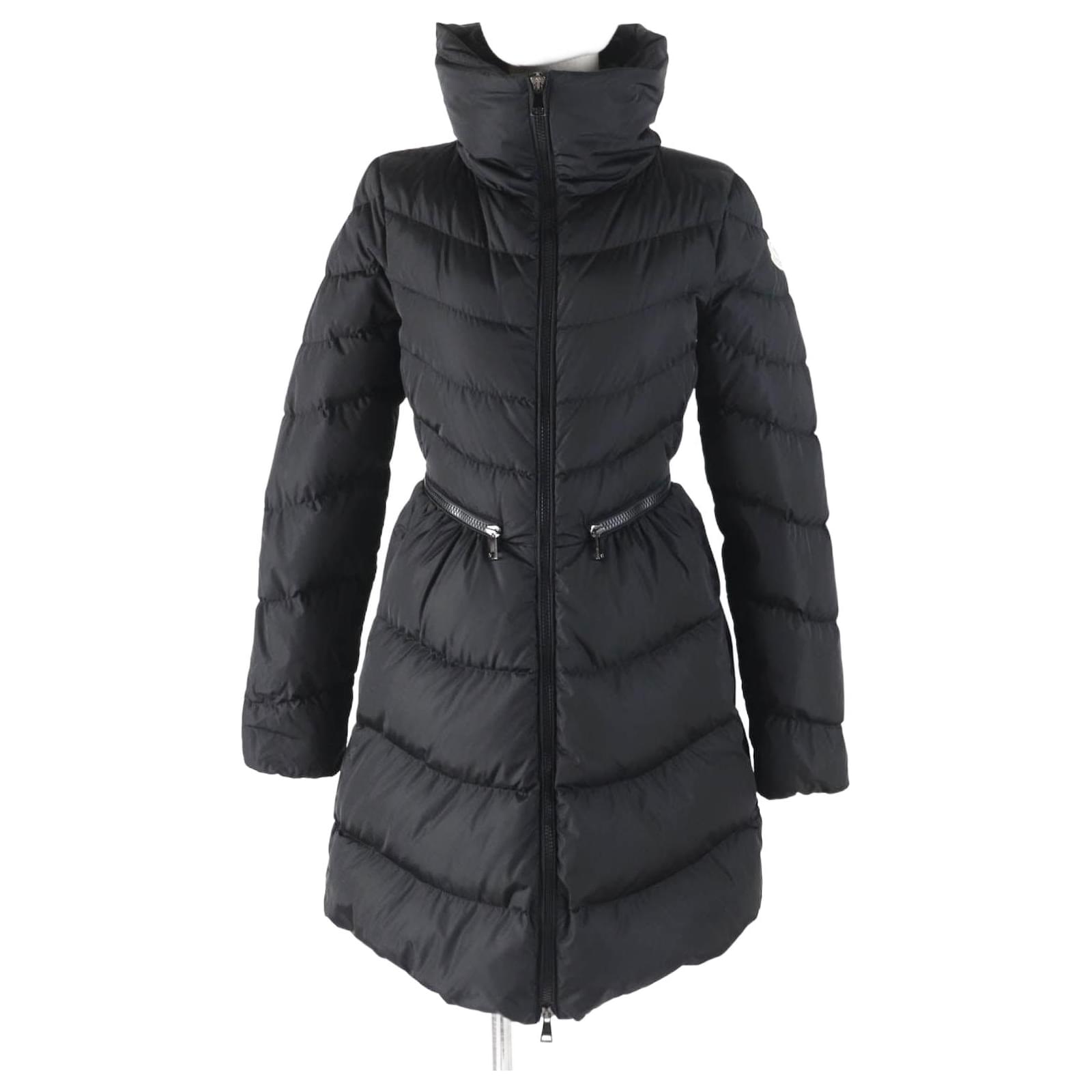 Moncler MIRIELON Nylon Down Coat Women Black Joli Closet