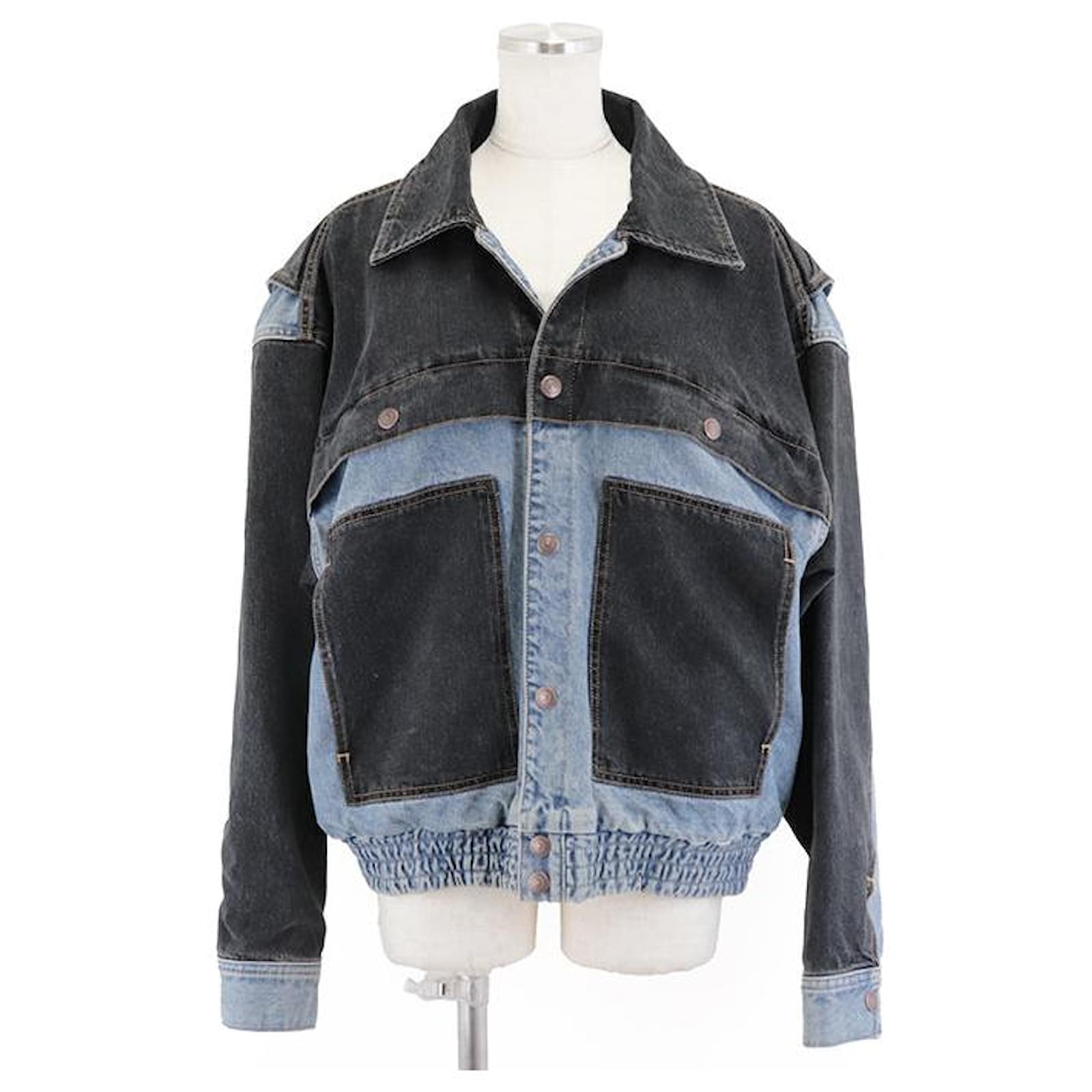 【超希少】CELINE Back Logo Boa Denim Jacket 超希少】CELINE Back Logo Boa Denim Jacket