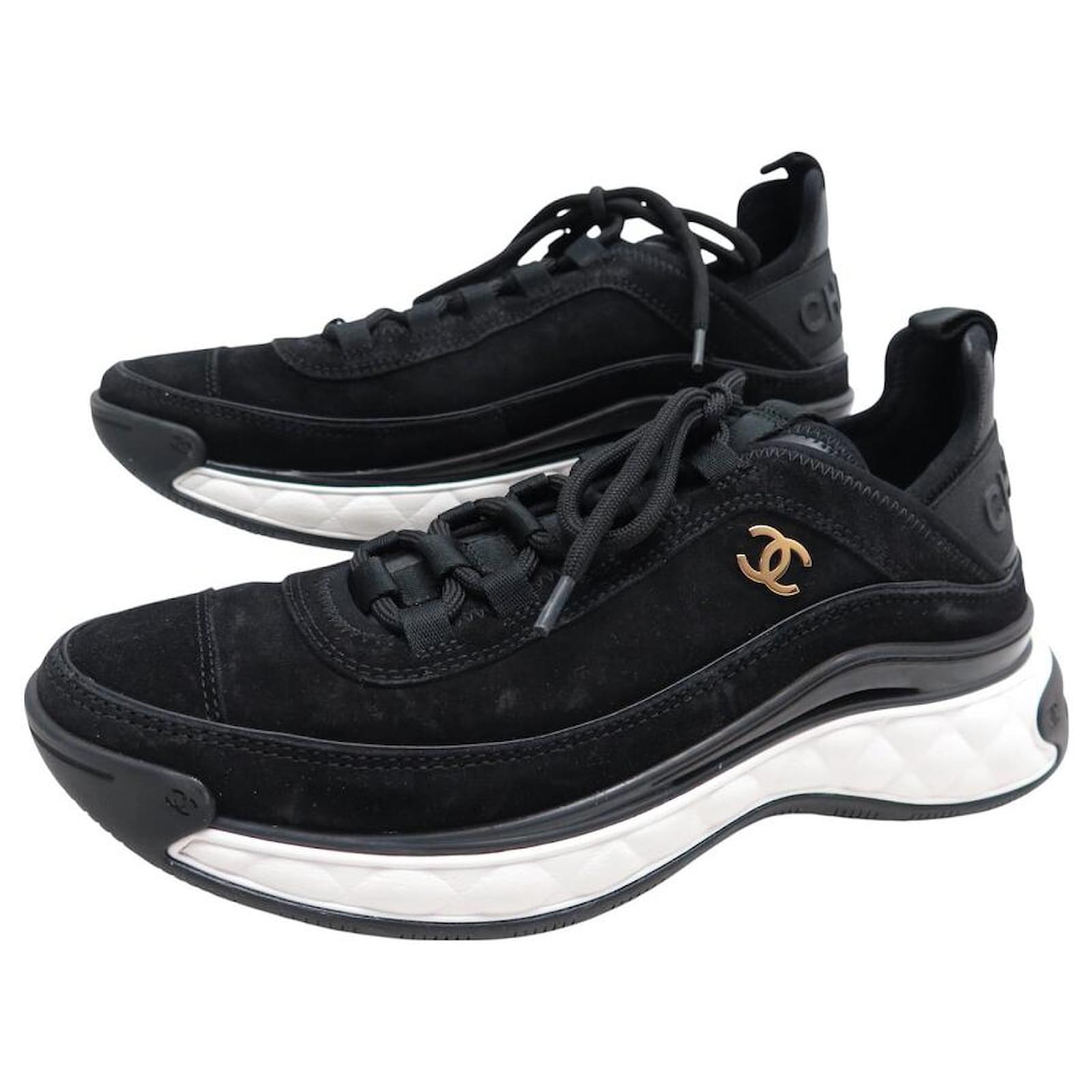 Sapatos Femininos Tenis Chanel Preto Feminino NOVE SAPATOS CHANEL