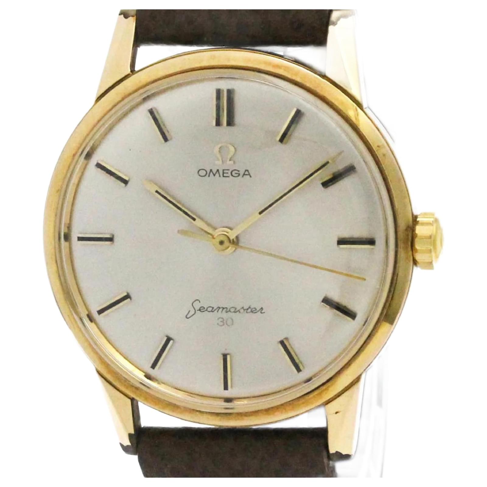 Orologio Omega Seamaster 30 Cal 286 placcato oro vintage ref