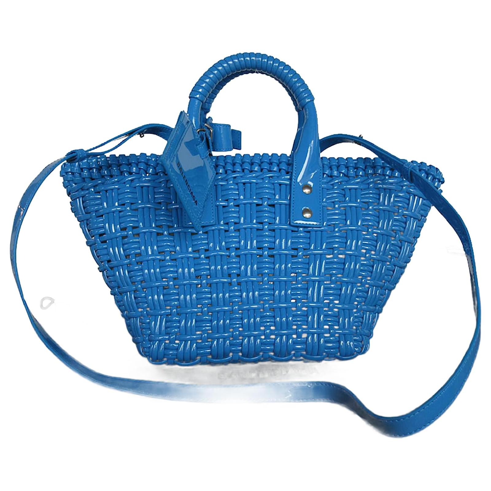 Balenciaga Bistro XS Handbag Blue Polyester Elastane ref