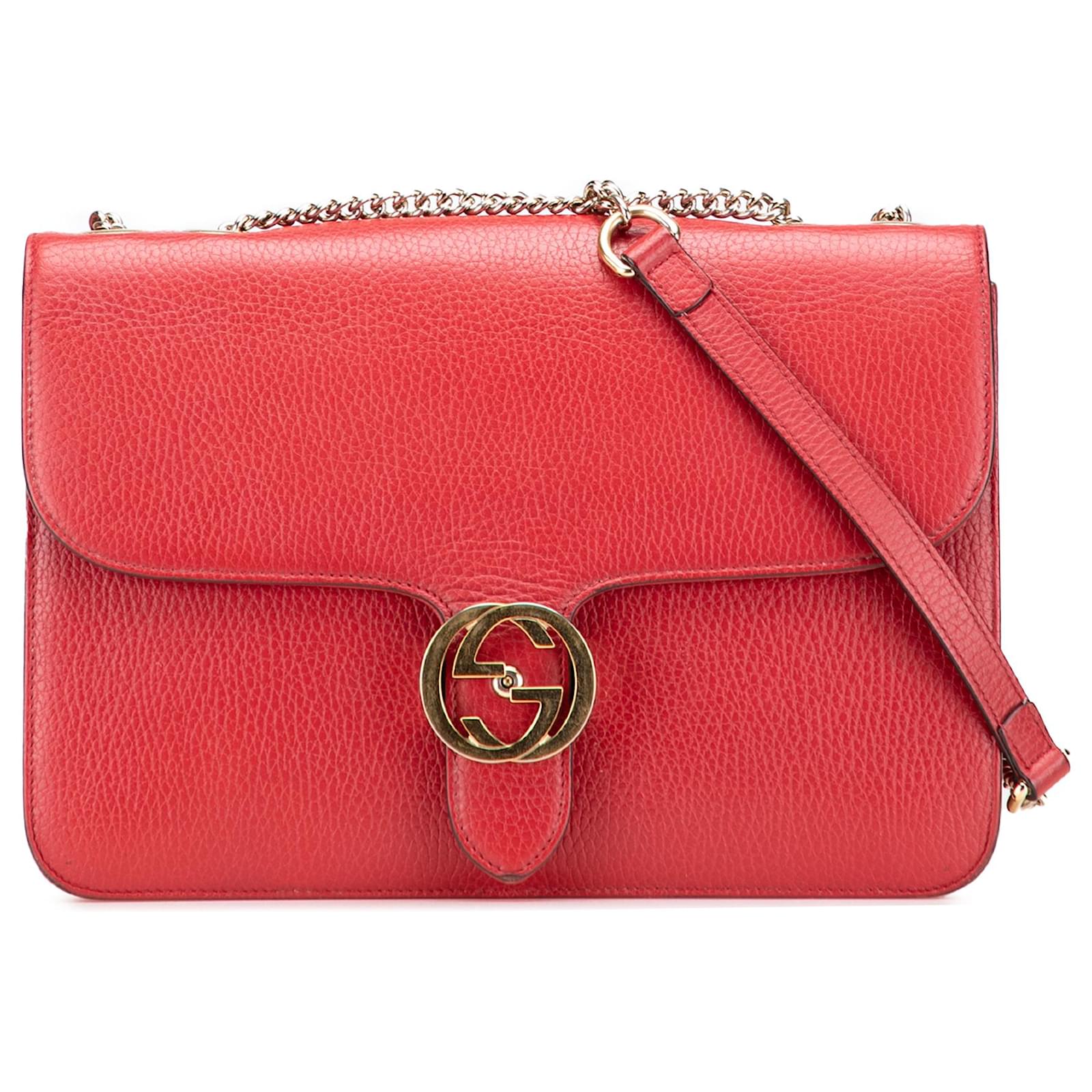 Gucci Interlocking G Sac Gucci Bandouliere Occasion Sac à Bandoulière GG  Emblem Petit Format En Tissu Noir GUCCI® FR