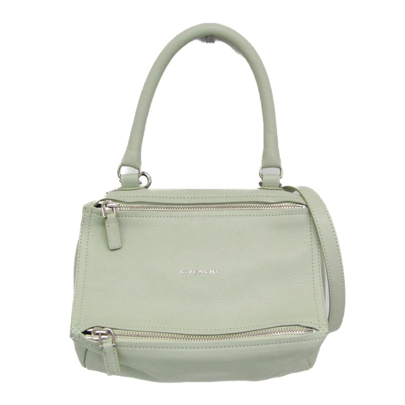 Givenchy Pandora Small BB05251013 Handbag Light green Leather ref