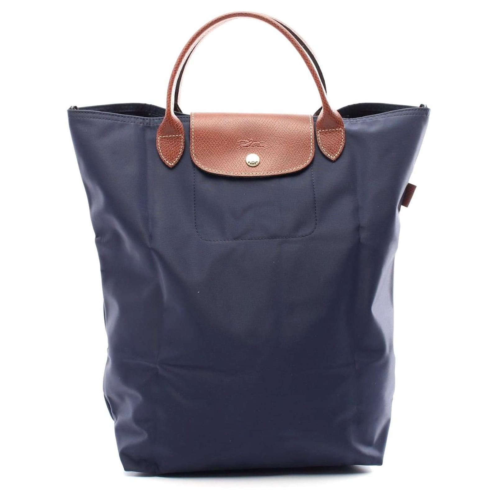 Bolso Tote M Le Pliage Original de Longchamp en azul marino ref