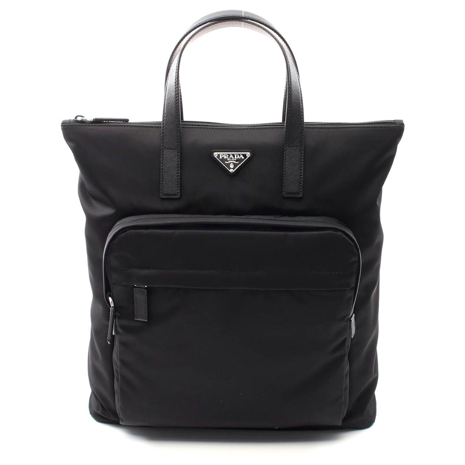 Saffiano Zaino Prada Nero Nylon Zaino PRADA Re-Nylon Saffiano