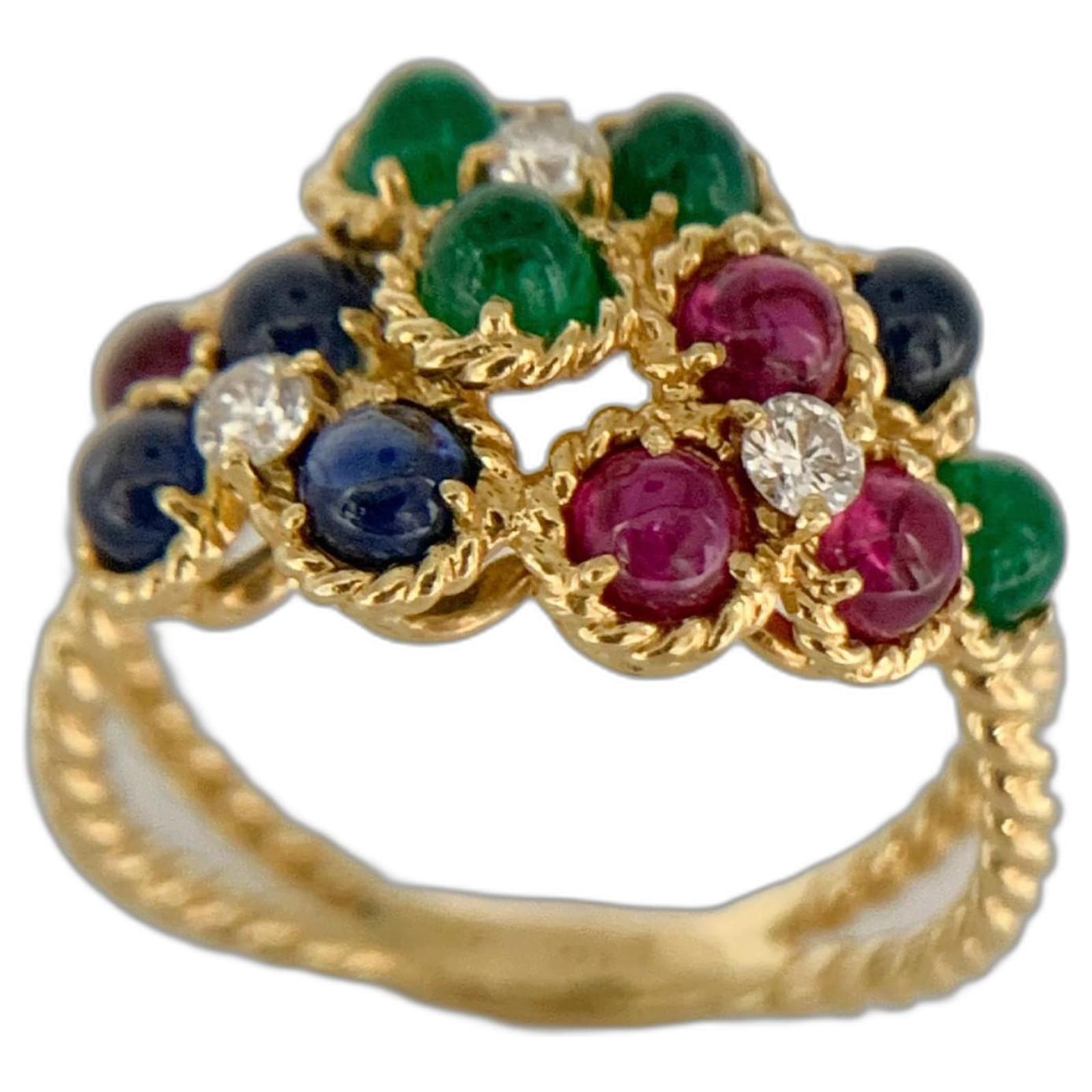 Christian Dior Ring Multiple colors Yellow gold ref.2309393