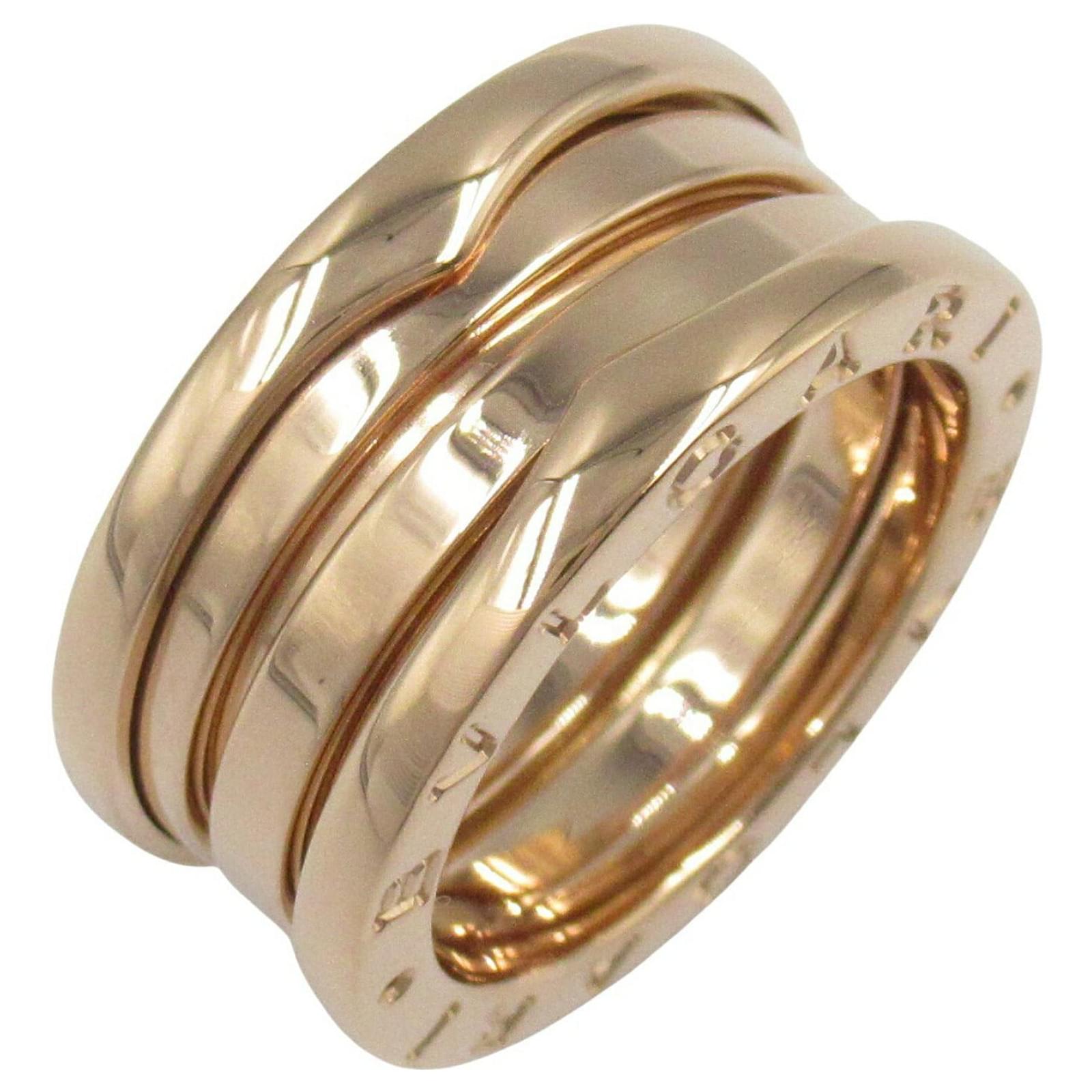 BVLGARI B.zero1 Au750 リング サイズ9 Bulgari BVLGARI B-zero1 Au750 Ring Size 9 Golden Metallic