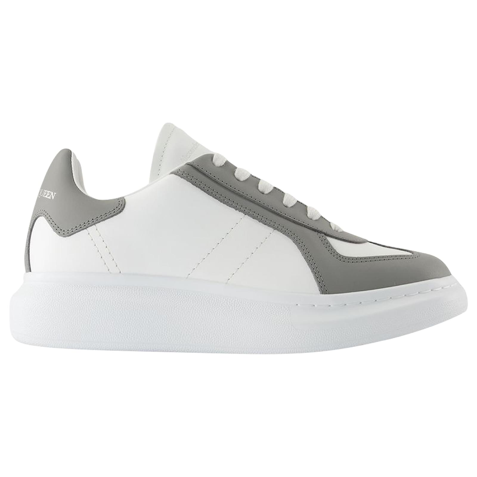 Sneakers Oversized - Alexander McQueen - Leather - White