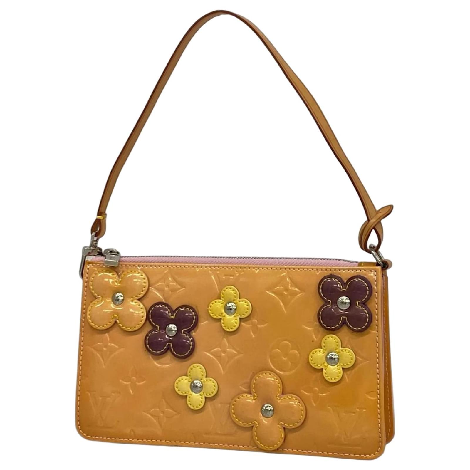 Louis Vuitton Pouch Vernis Flower Lexington M92248 Pink ref
