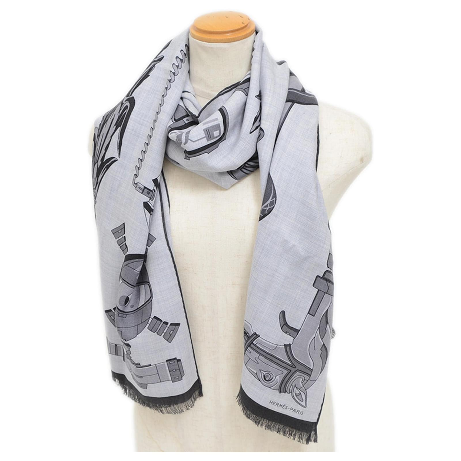 Hermes Echarpe Soie Etole Hermes Femme Étole En Cachemire Et Soie