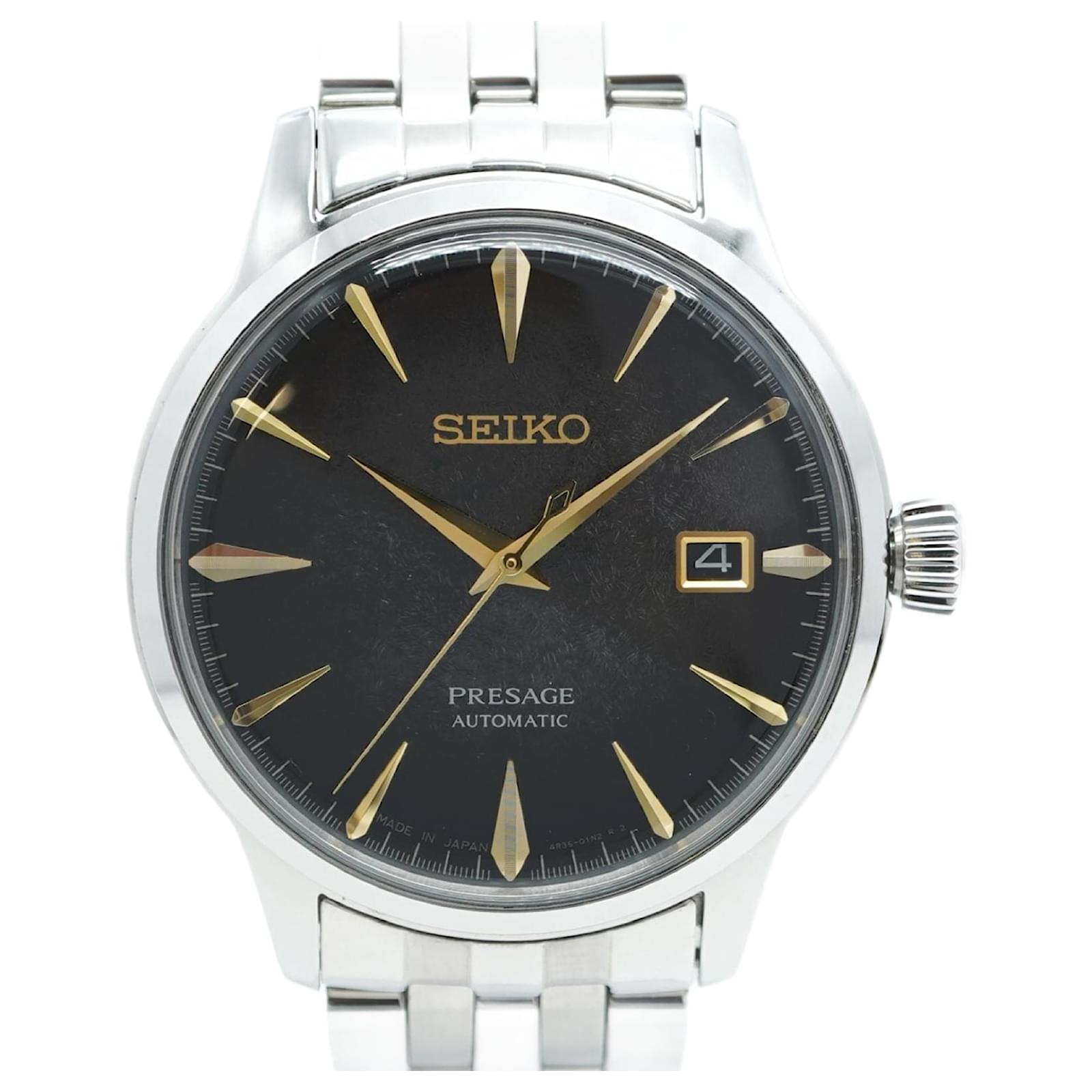 Montre pour homme Seiko Presage 4R35-06J0 cadran noir