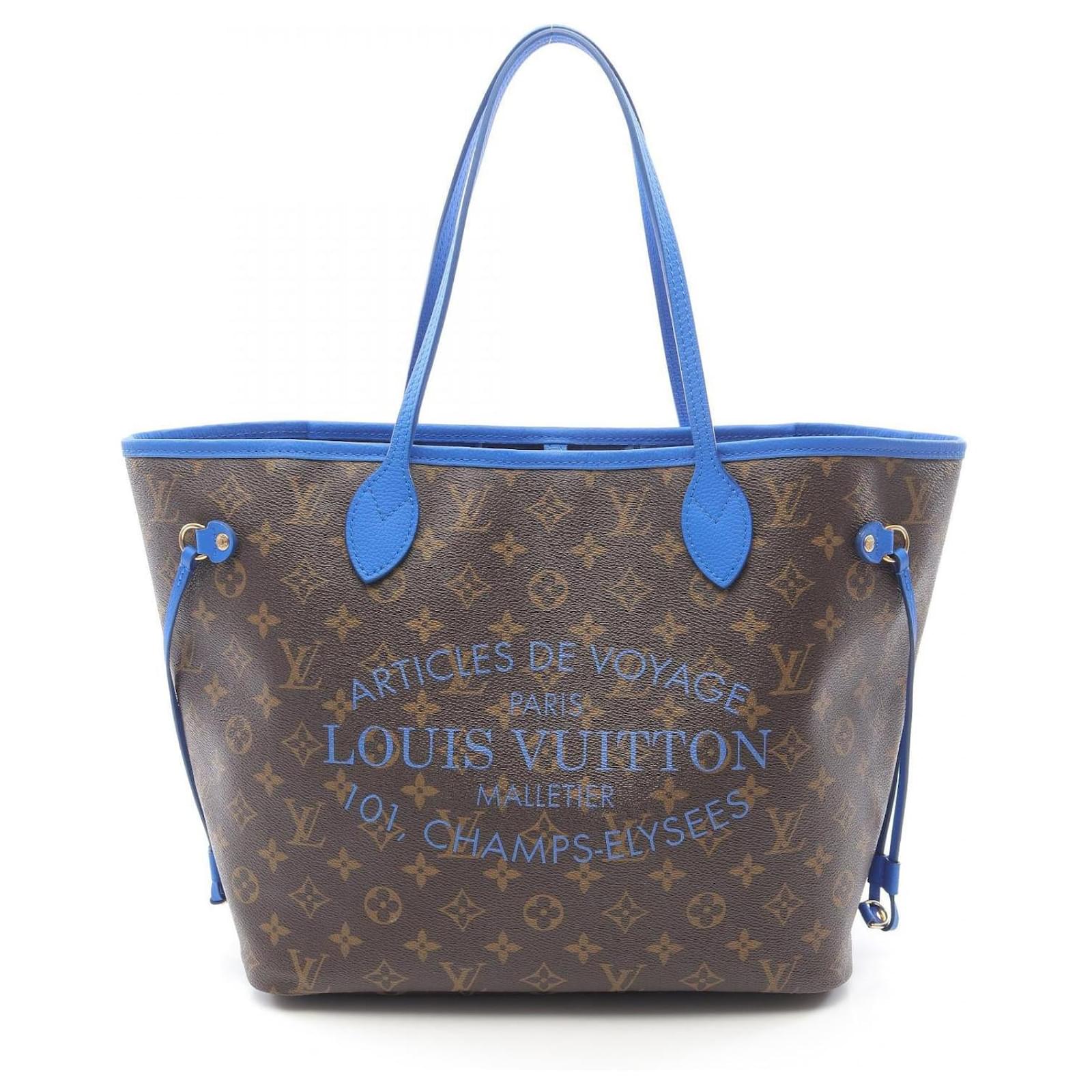 Louis Vuitton Neverfull MM Monogram Coated Canvas Tote Bag Brown