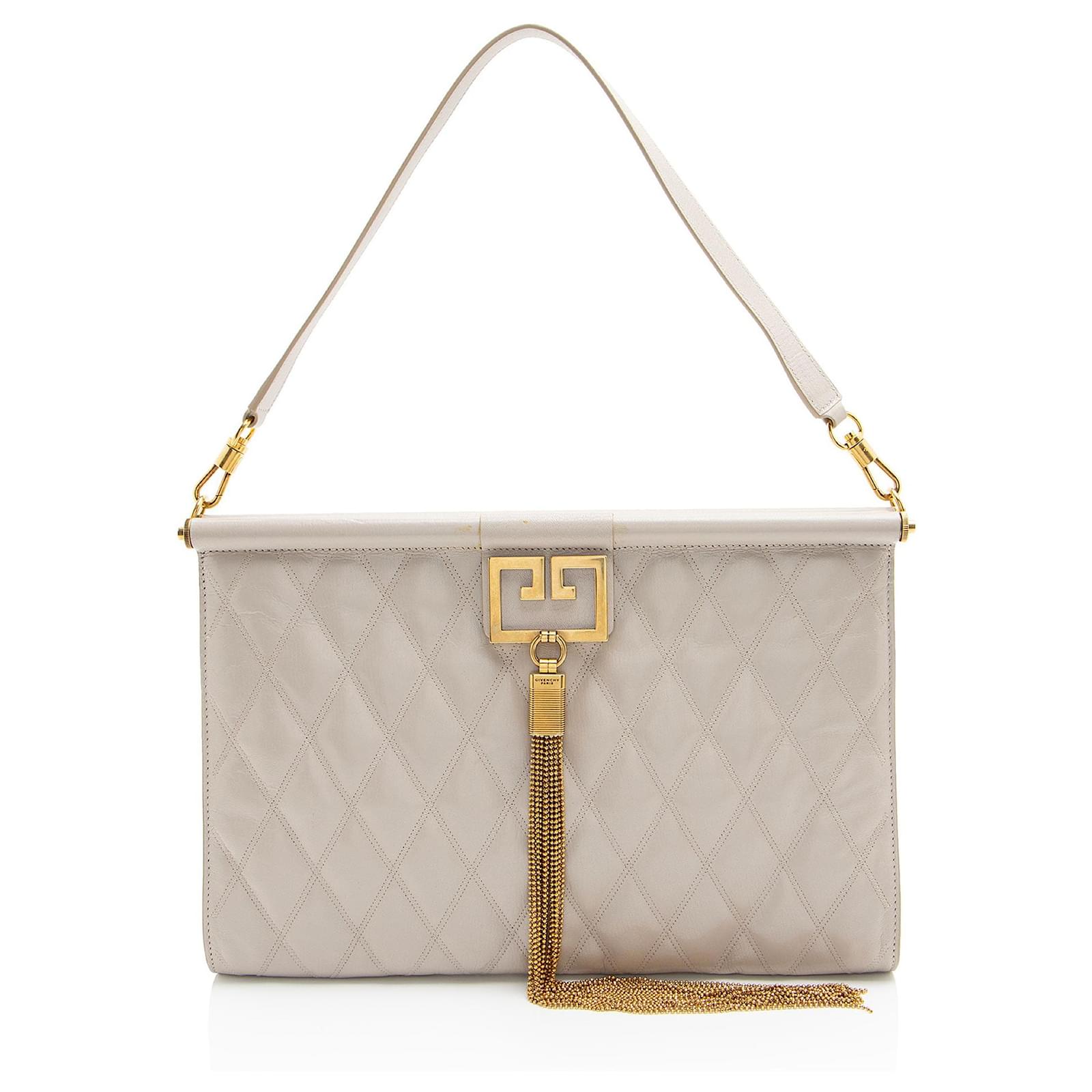 Givenchy Leather Gem Large Shoulder Bag