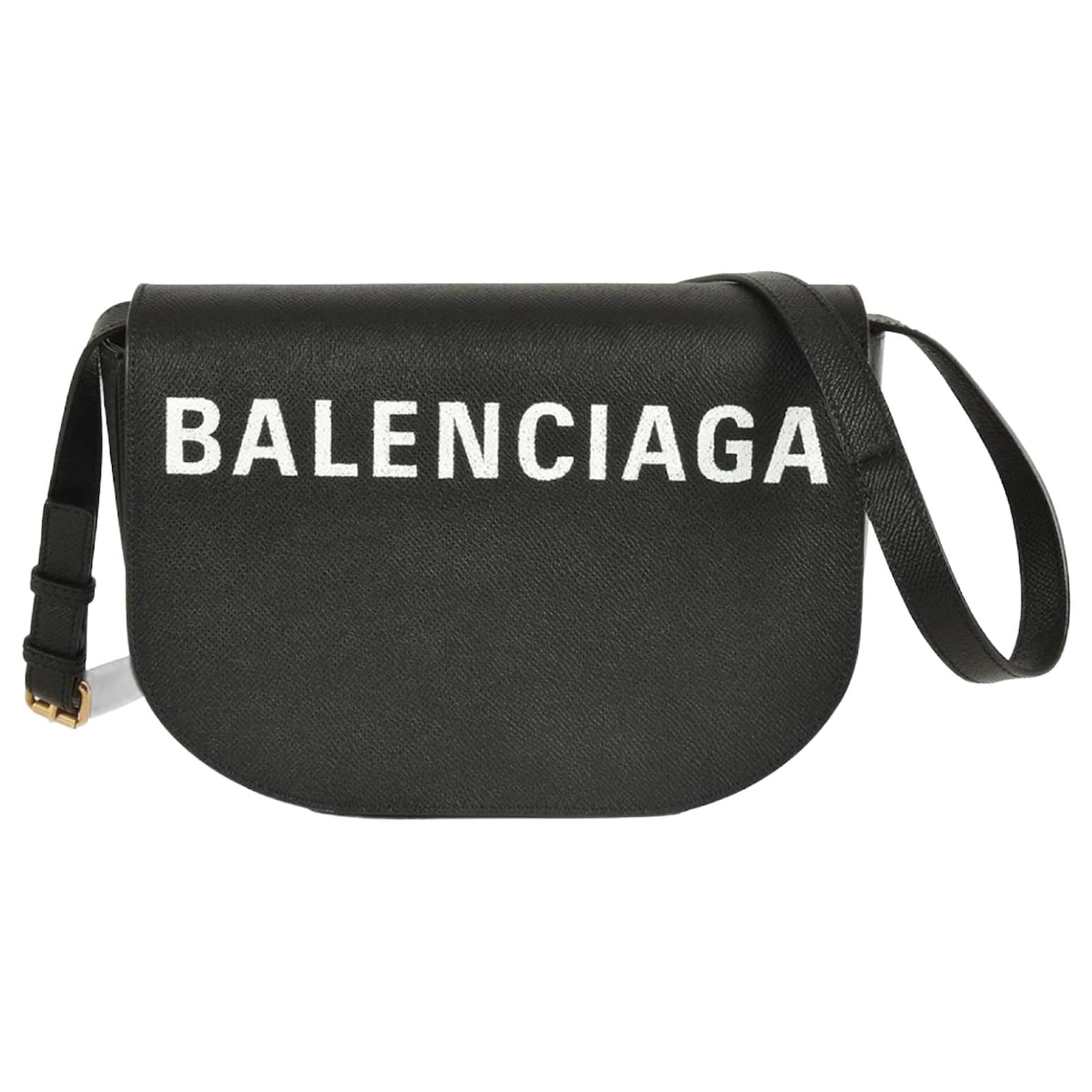 Balenciaga Ville Day Shoulder Bag Black Leather ref.2317966 - Joli