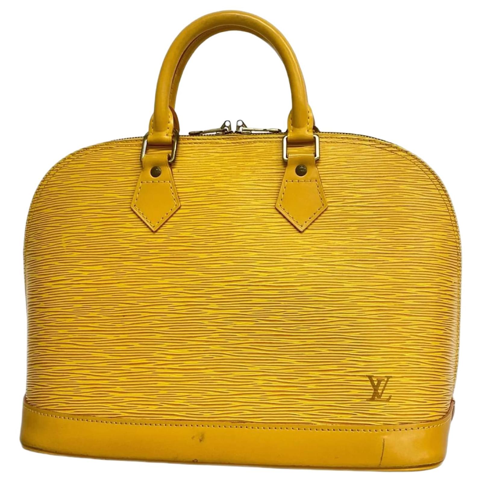 Louis Vuitton Epi Alma Handbag in Jaune Yellow ref.JC2318411 (Sold