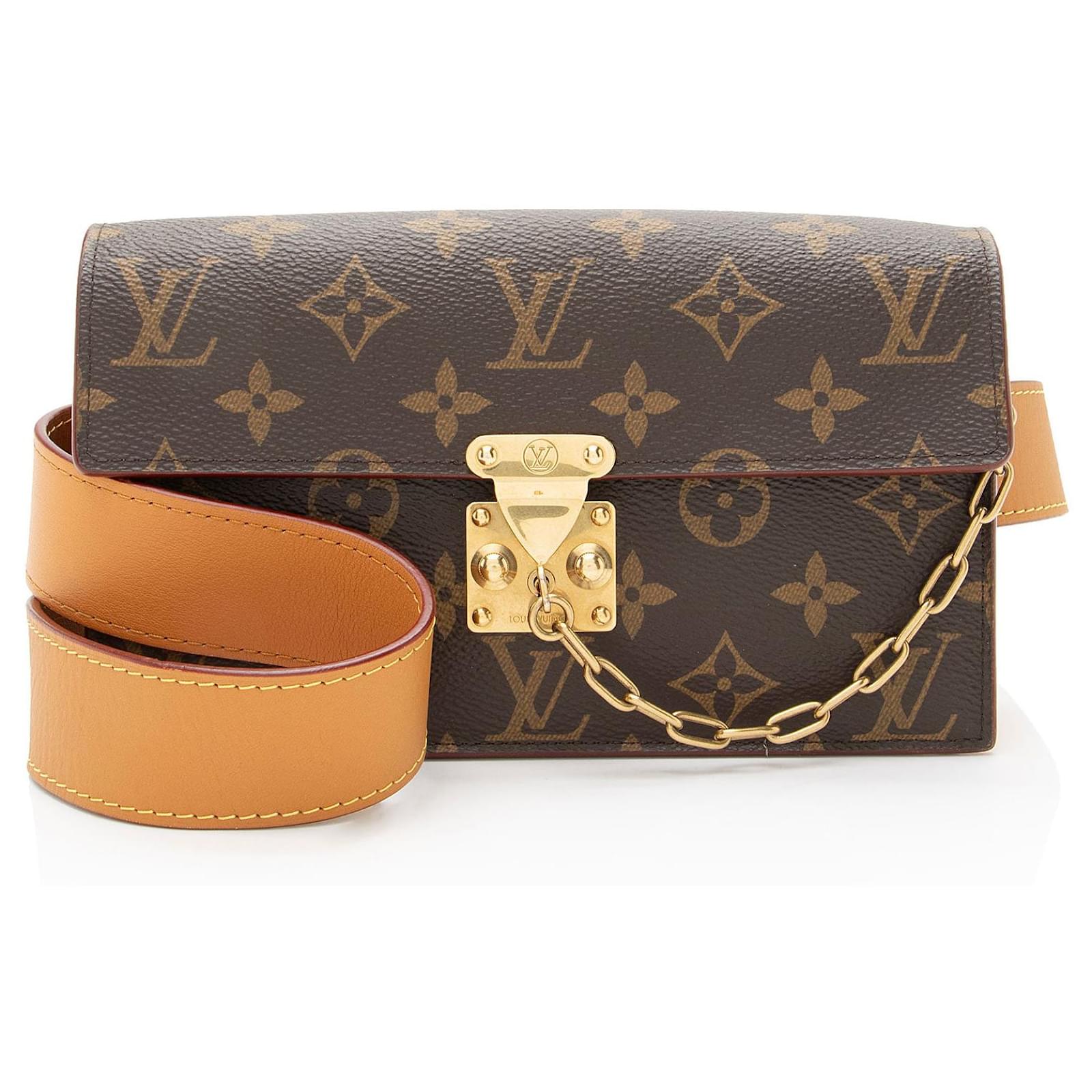 Louis Lona Monogram Bolso De Cinturón S Lock En Lona Monogram