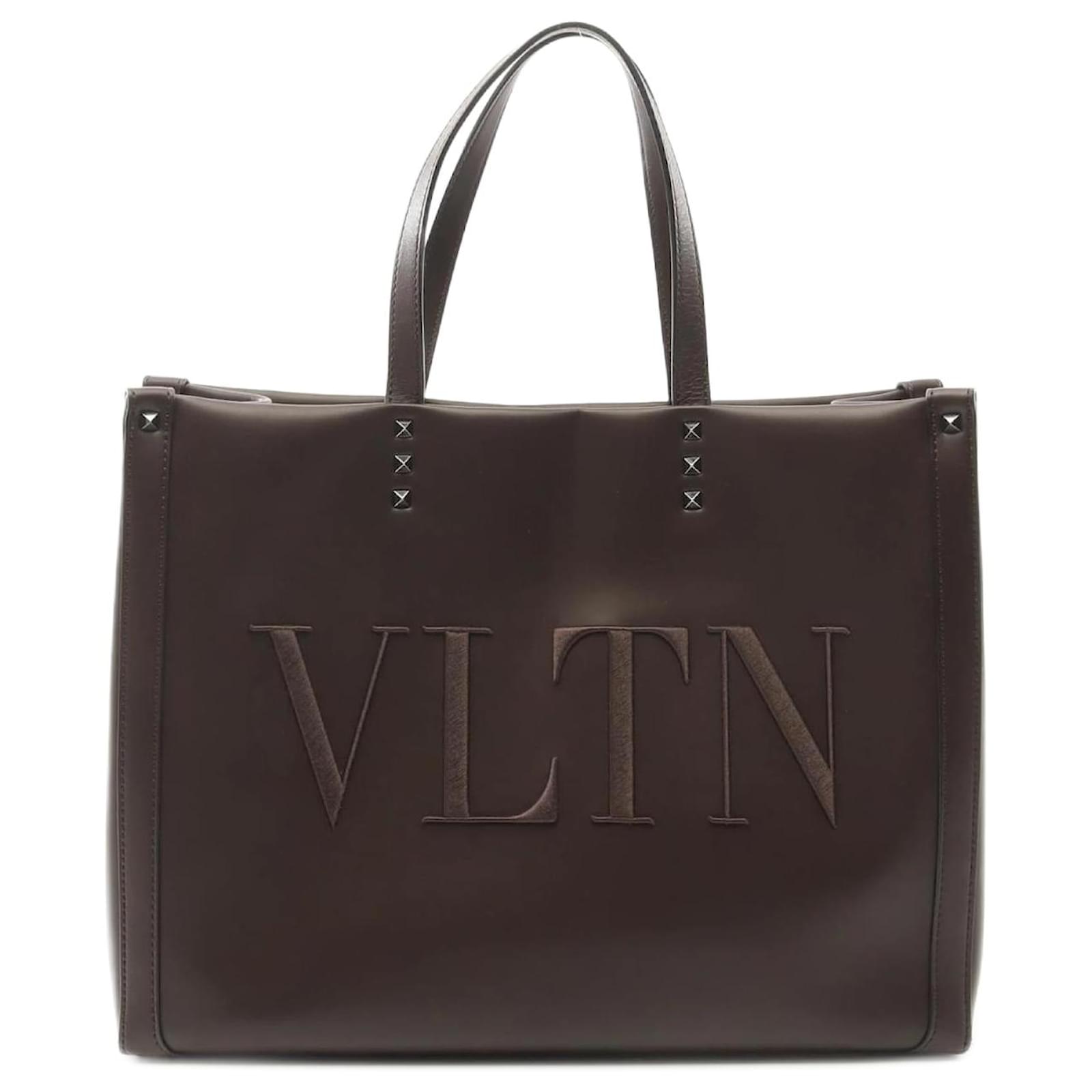 Bolso Tote VLTN Valentino Castaño Cuero Joli Closet