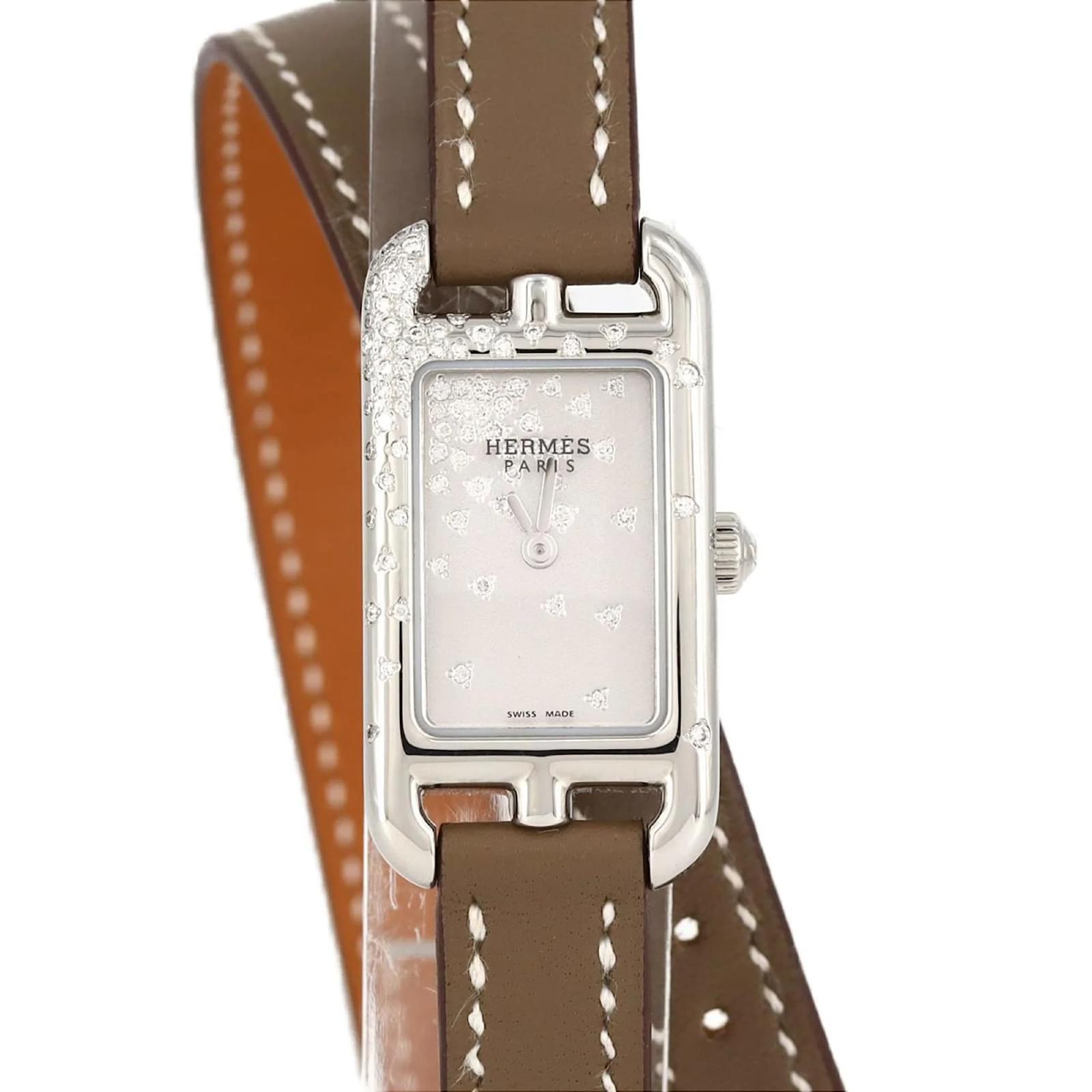 Hermès Hermes Nantucket Jetée de Diamant Double Tour SS