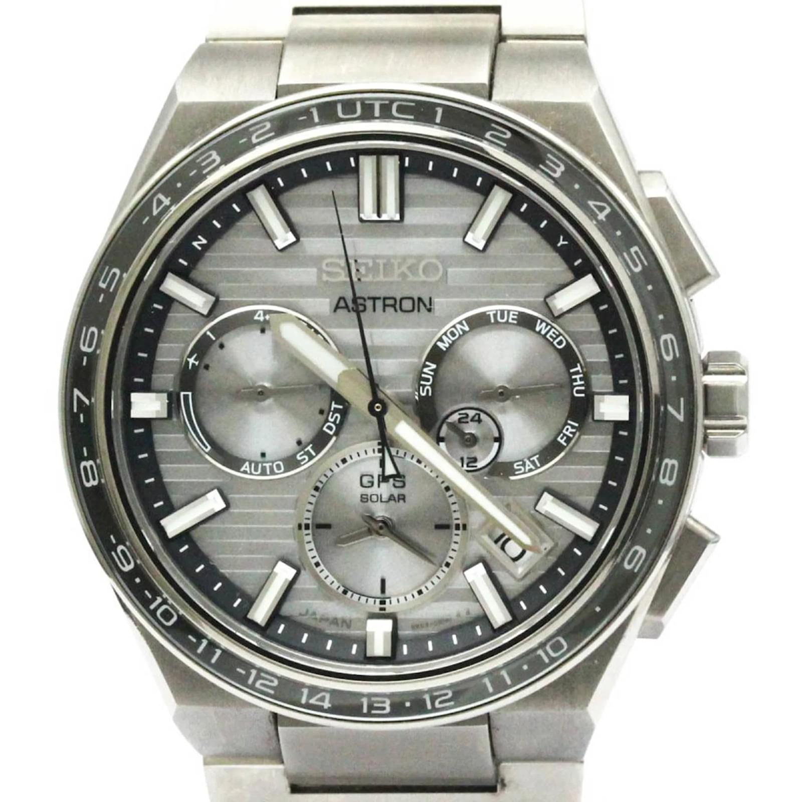 Orologio da uomo SEIKO Astron GPS in titanio solare SBXC113 ref