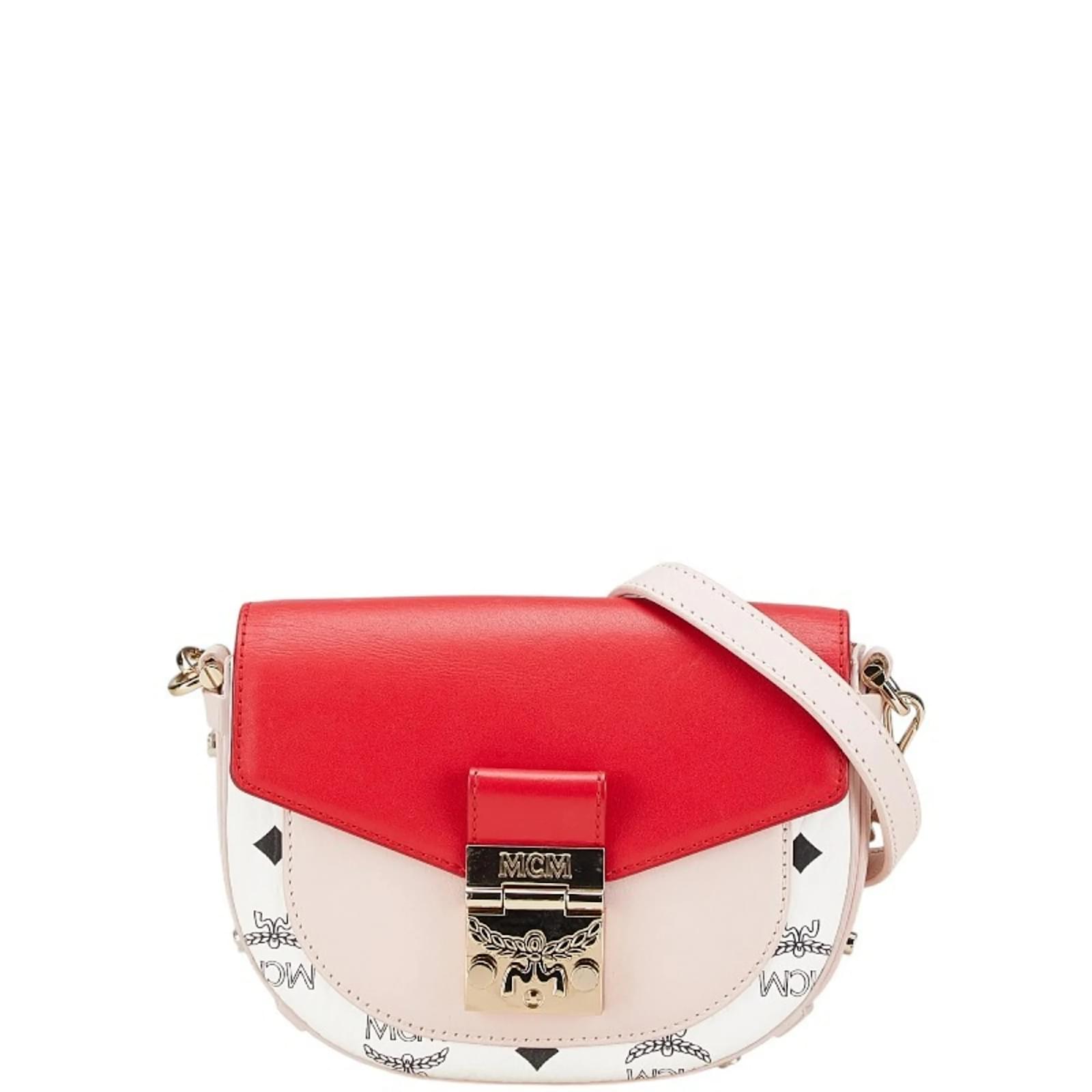 Sac à bandoulière en chaîne MCM Visetos Édition Limitée Saint