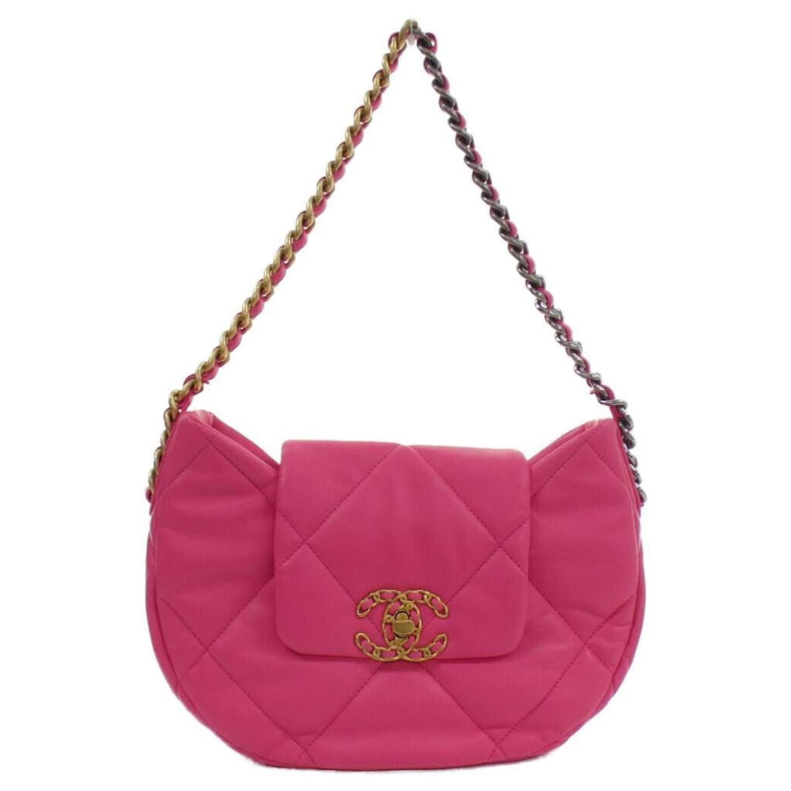 Chanel 19 AS4638 Shoulder Bag Pink Leather ref.JC2334336 (Sold