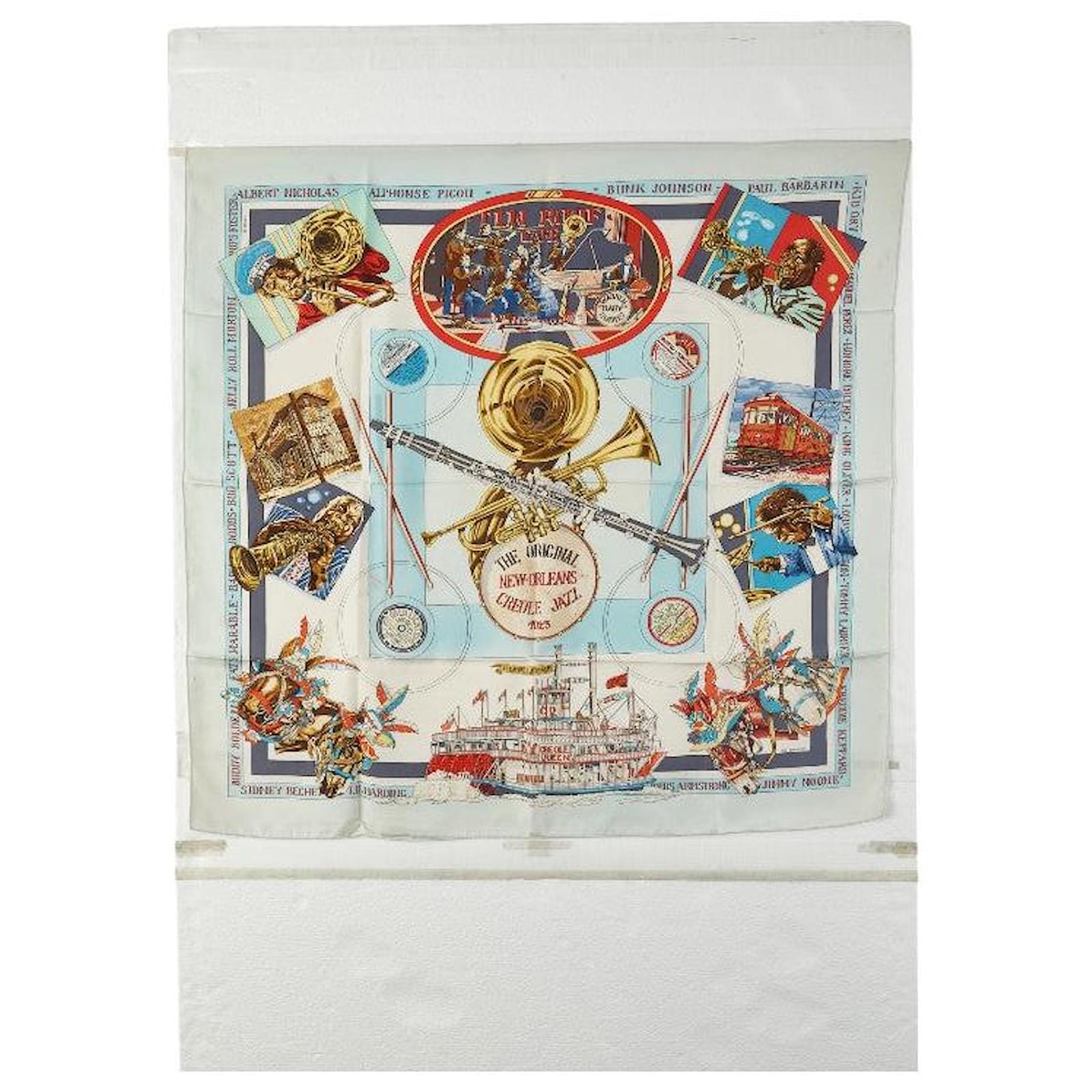 Hermès Hermes THE ORIGINAL NEW ORLEANS CREOLE JAZZ Silk