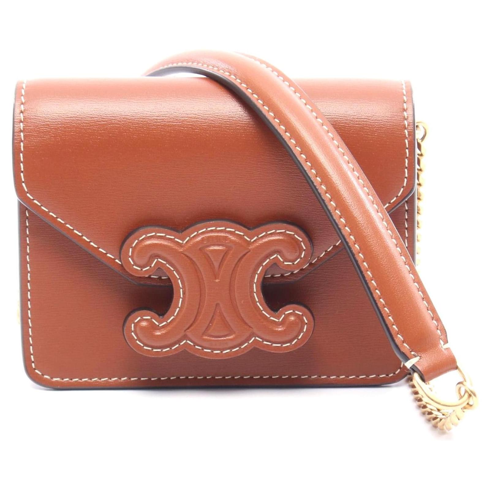 Sac à Main Céline En Cuir Marron – Occasion Chic Et élégant