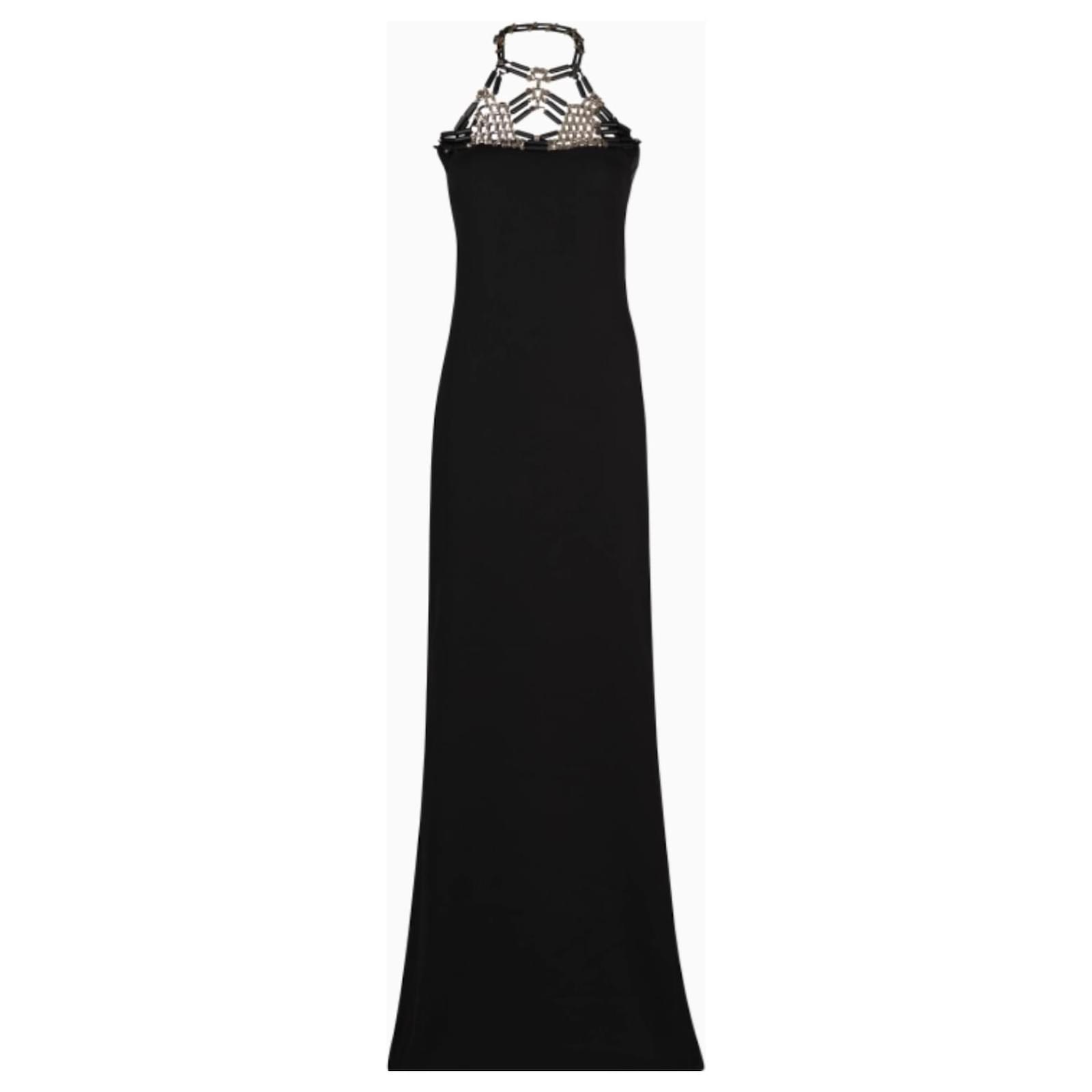 Gucci Black Sculpture Dress Silk ref.2338502 - Joli Closet Gucci Black Sculpture Dress Silk ref.2338502 - Joli Closet