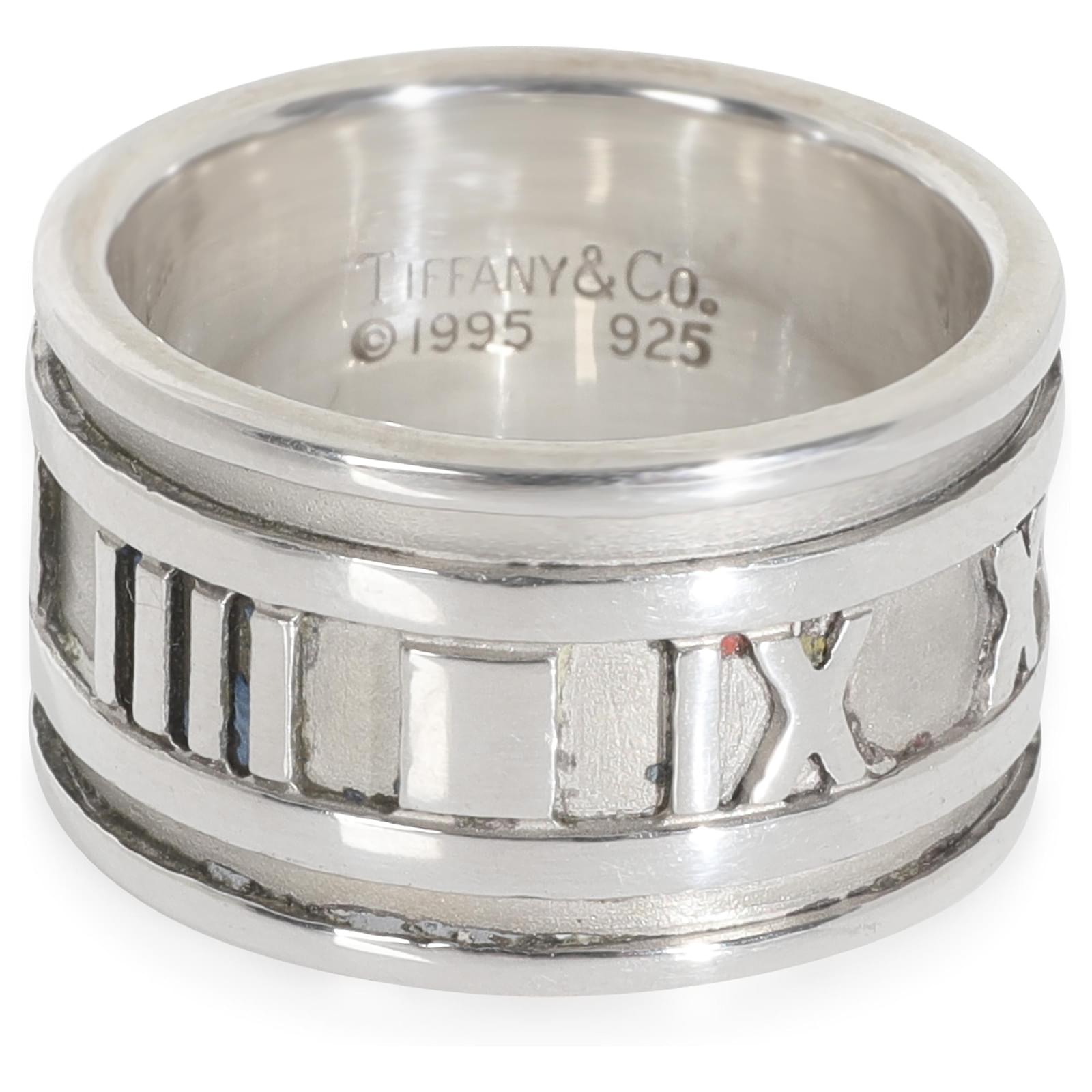 Tiffany & Co. Atlas Ring Silver 925ワイド