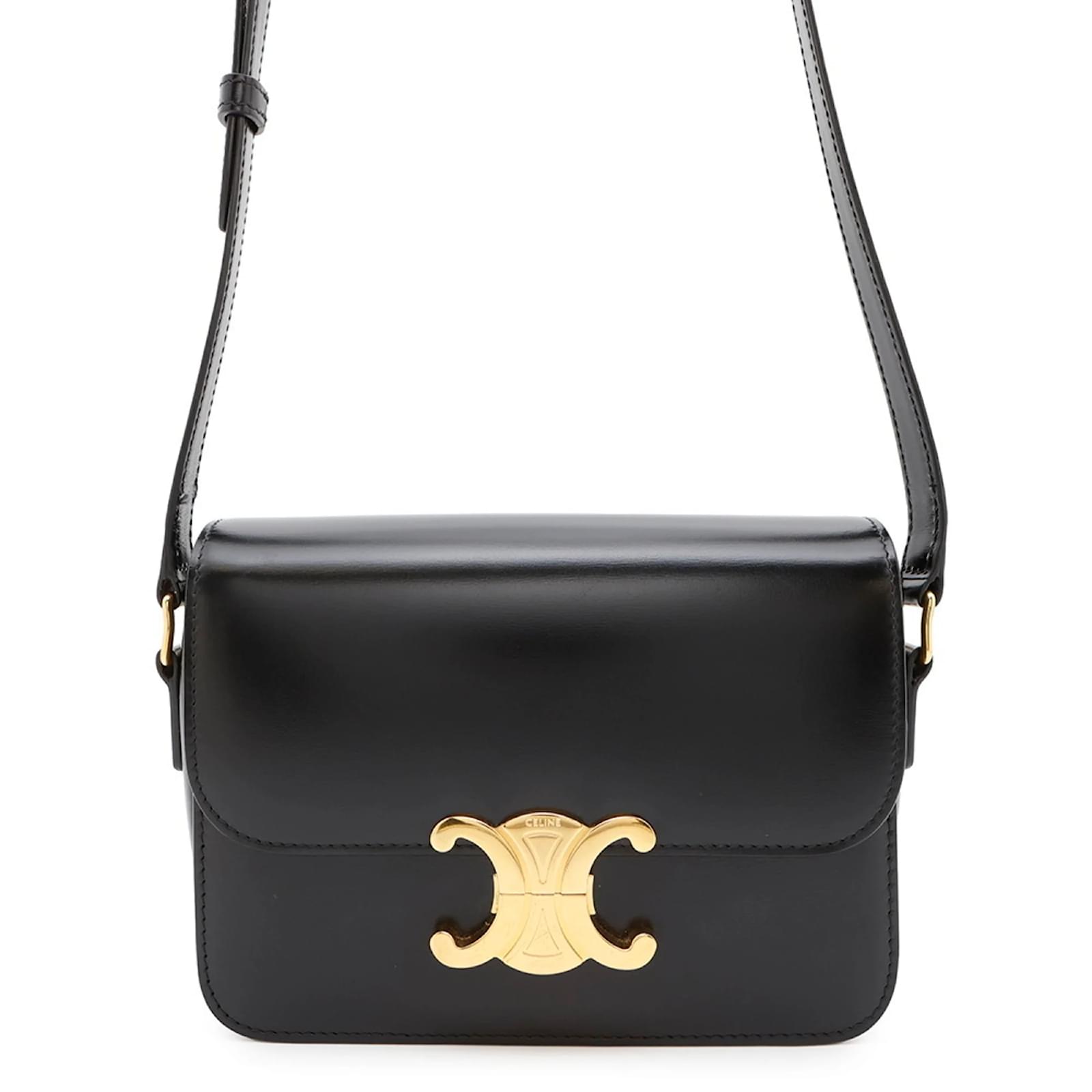 Céline Celine Black Shoulder Bag Leather ref.JC2341950 (Sold