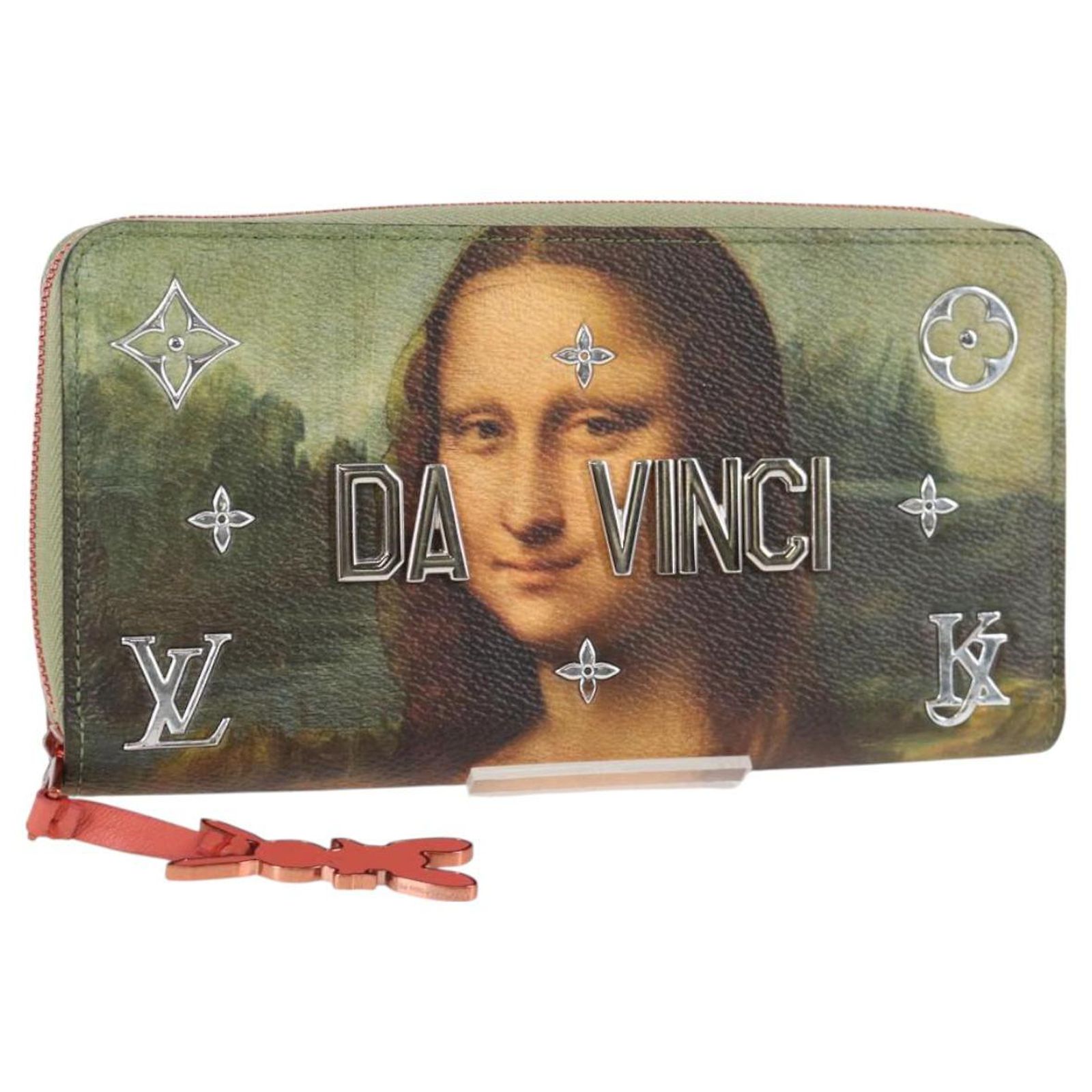 LOUIS VUITTON Masters Collection Da Vinci Zippy Wallet Green