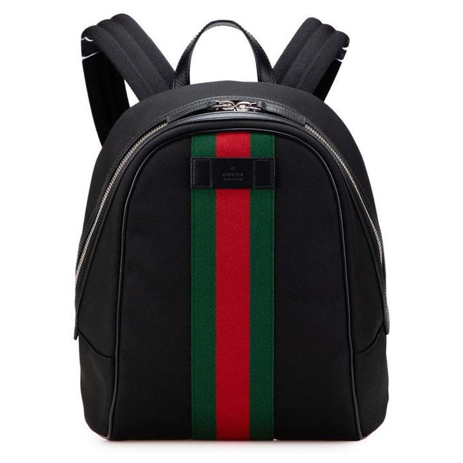 Gucci Sherry Line Web Canvas Leather Backpack Black GUCCI GG Canvas Sherry Line Web Shoulder Bag in Black  main image 3