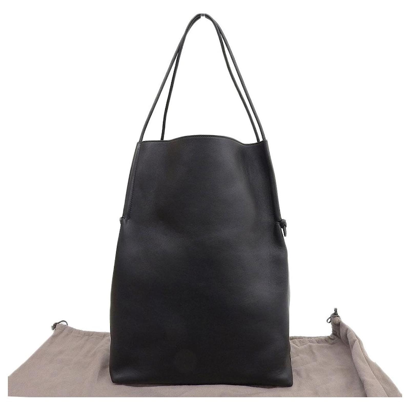 Bottega Veneta Leather Tote Bag 629478 Black ref.2343129 - Joli Closet