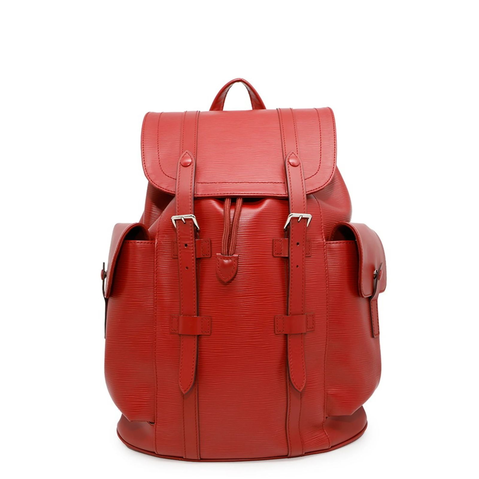 Louis Vuitton Epi Christopher PM Backpack Red Leather ref  display picture 1