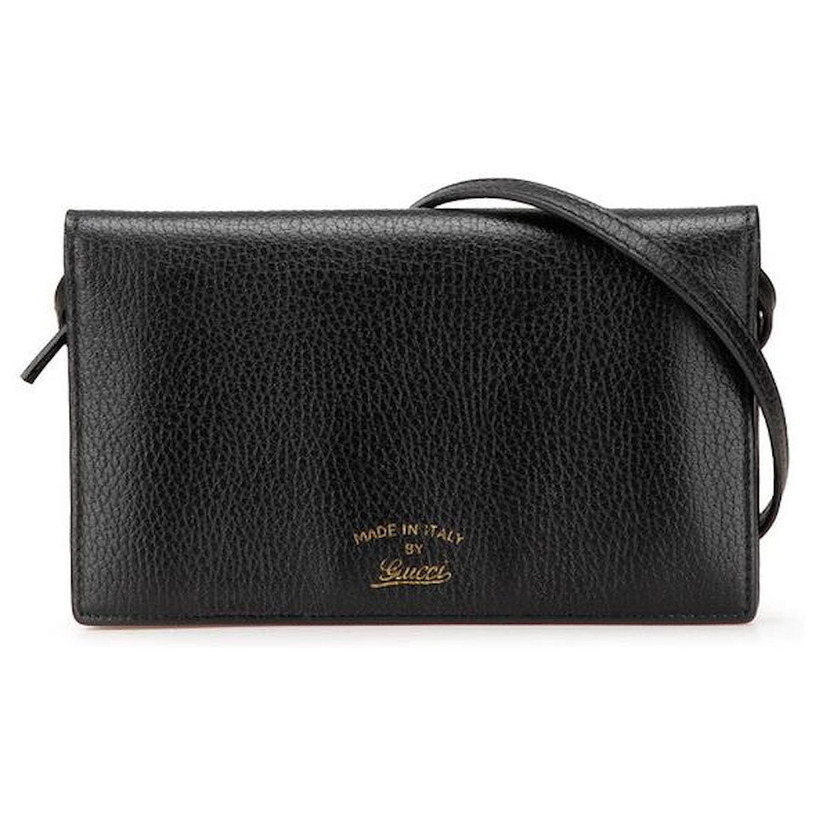 Gucci Swing Leder Schultertasche Schwarz Joli Closet