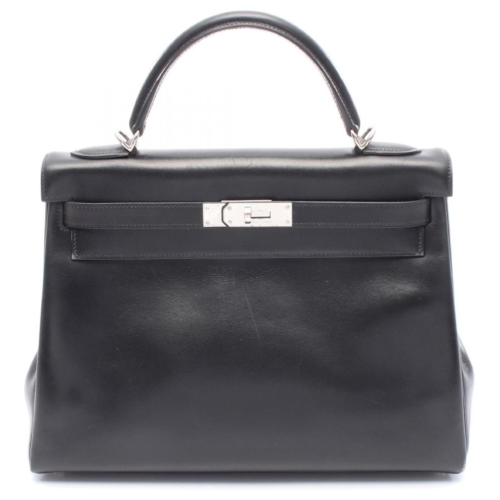 Hermès Kelly 32 Black Leather Joli Closet